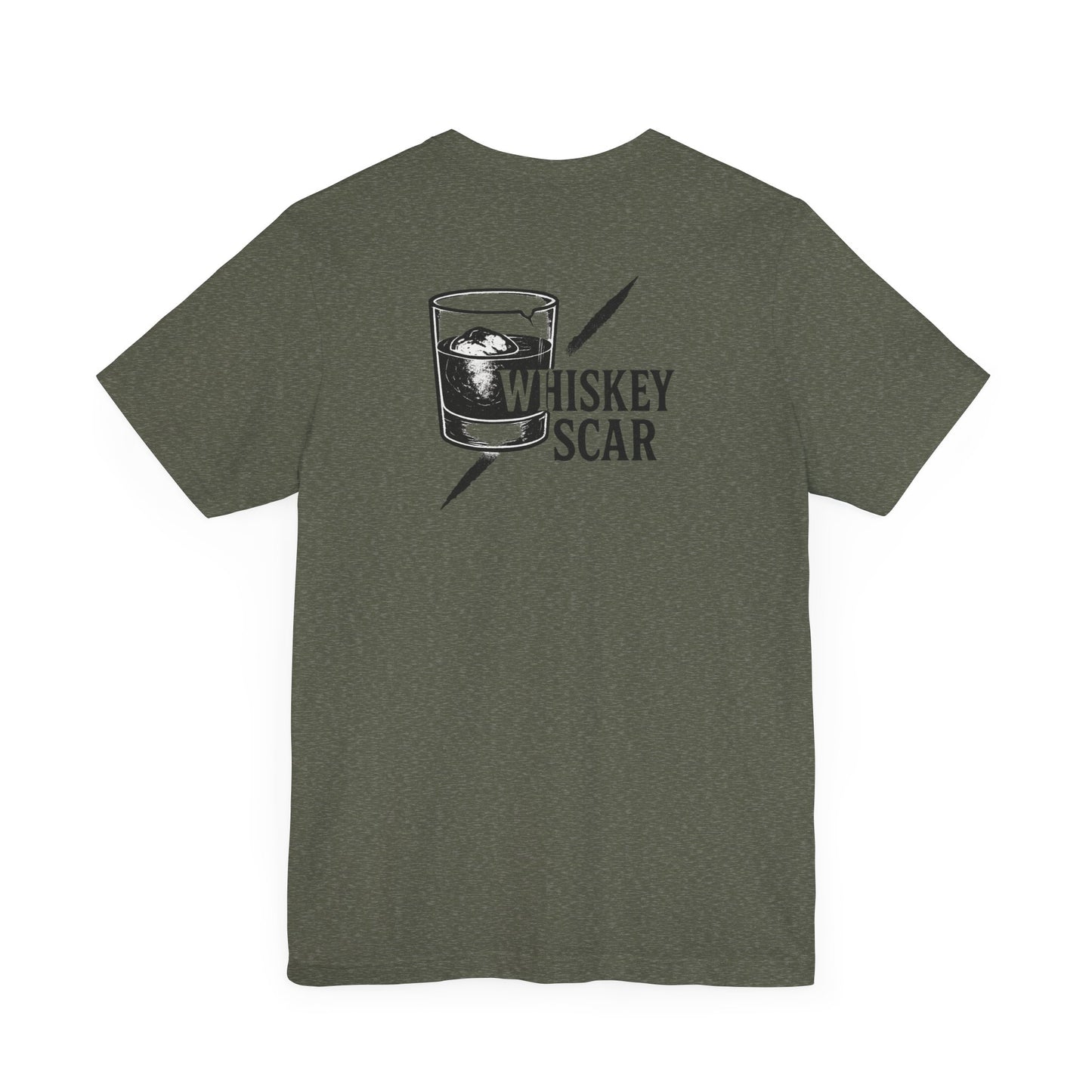 Whiskey Scar Graphic Tee The Iron Line Series Trini Skies Supply Co. USA Built Trini Skies Supply Co.