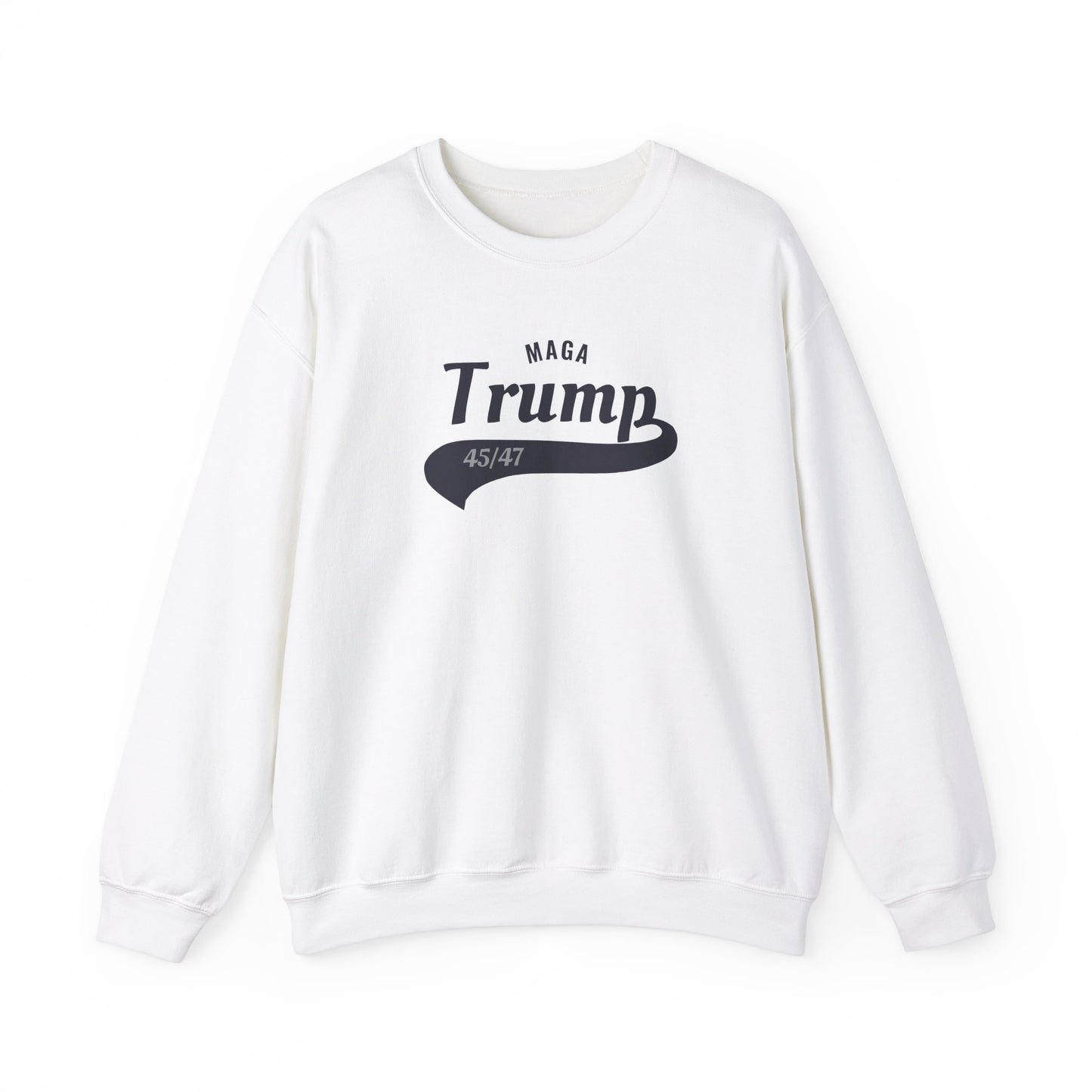 MAGA Trump Unisex Heavy Blend Crewneck Sweatshirt | Patriotic Graphic Sweater