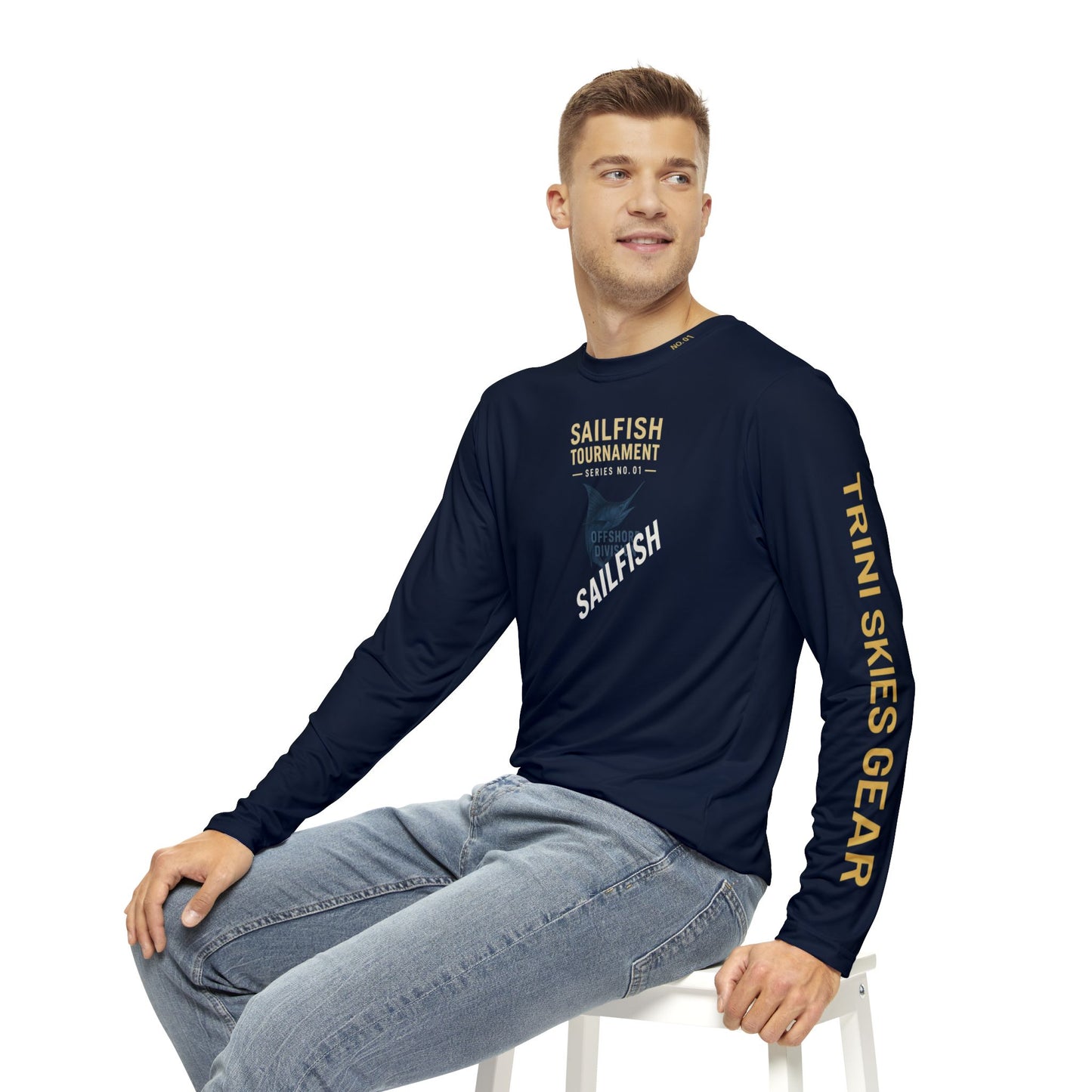 Fishing Adventure Long Sleeve Shirt - Perfect for Anglers, Coastal Vibes, Outdoor Activities, Gifts for Him, Sailfish Shirt