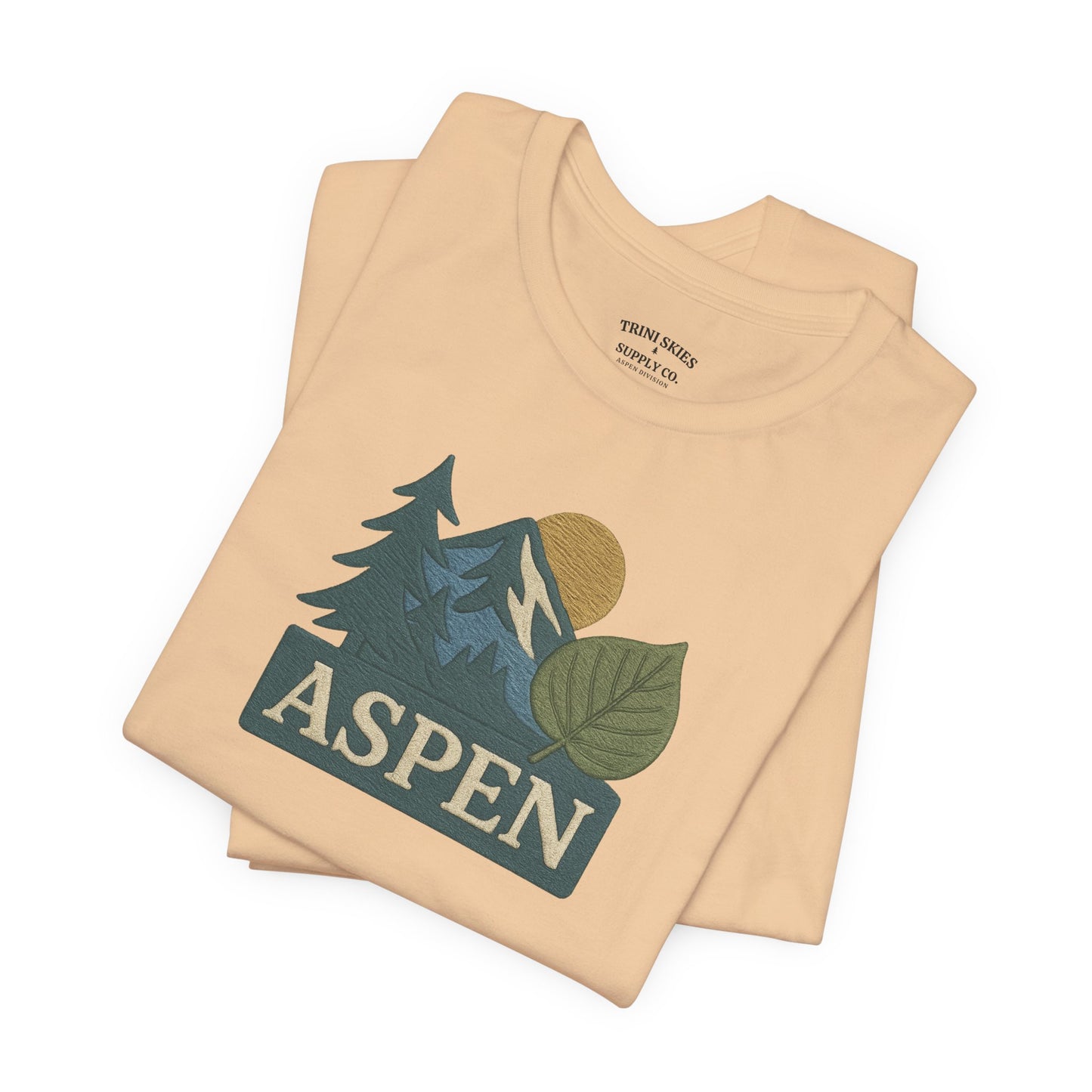 Aspen Division DTG Graphic Tee Mountain Print Nature Lovers Hiking, Camping, Travel