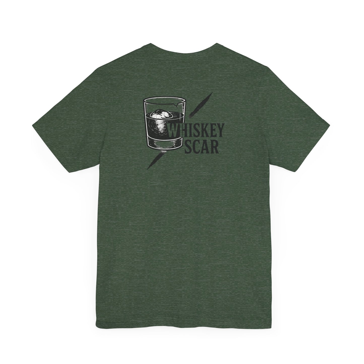 Whiskey Scar Graphic Tee The Iron Line Series Trini Skies Supply Co. USA Built Trini Skies Supply Co.