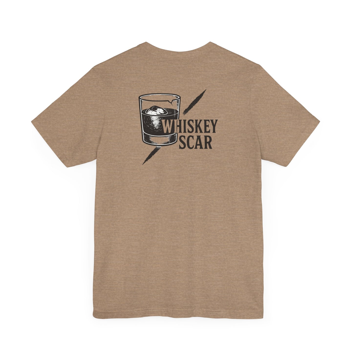 Whiskey Scar Graphic Tee The Iron Line Series Trini Skies Supply Co. USA Built Trini Skies Supply Co.