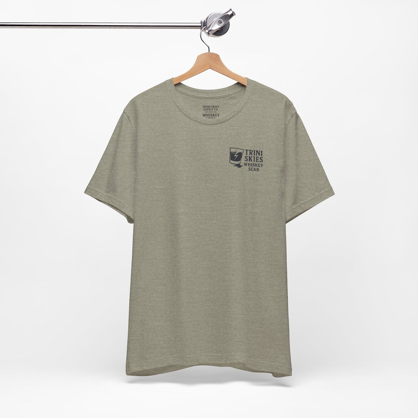 Whiskey Scar Graphic Tee The Iron Line Series Trini Skies Supply Co. USA Built Trini Skies Supply Co.