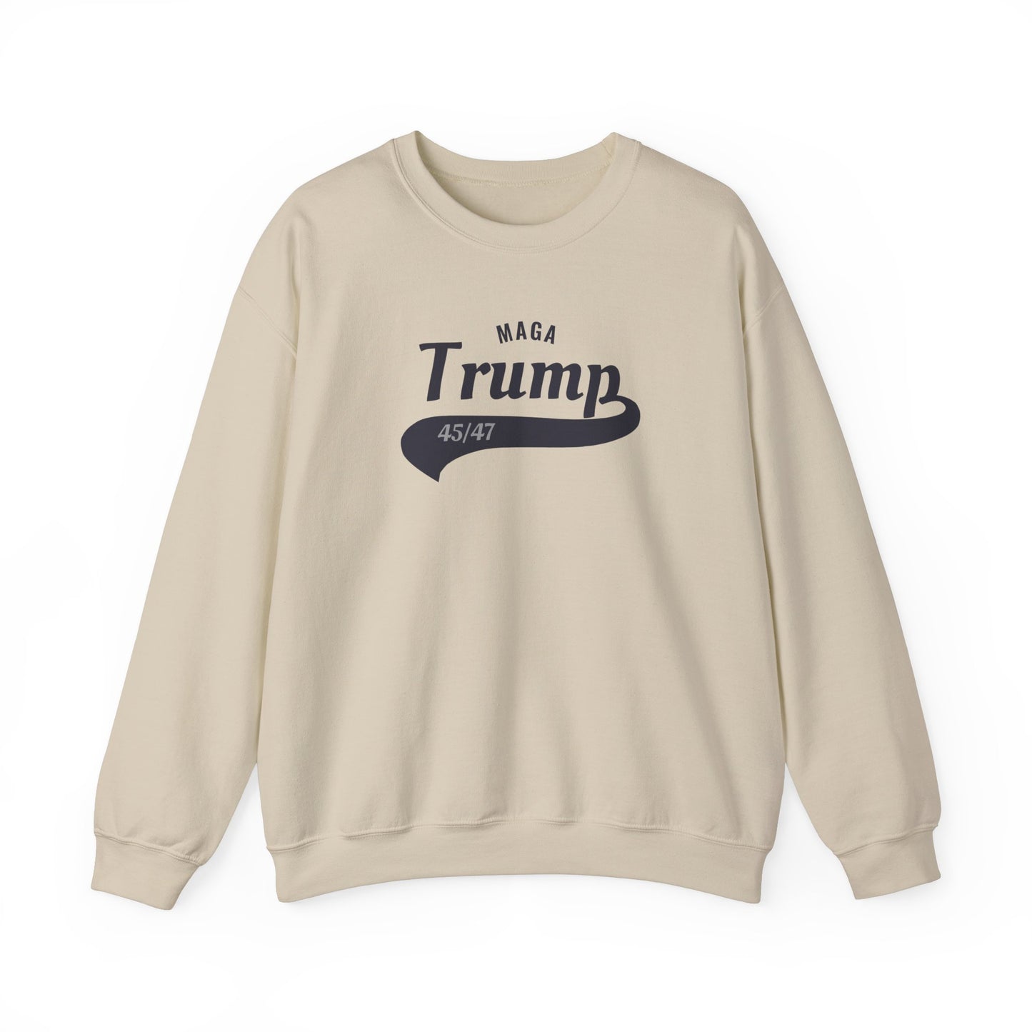 MAGA Trump Unisex Heavy Blend Crewneck Sweatshirt | Patriotic Graphic Sweater