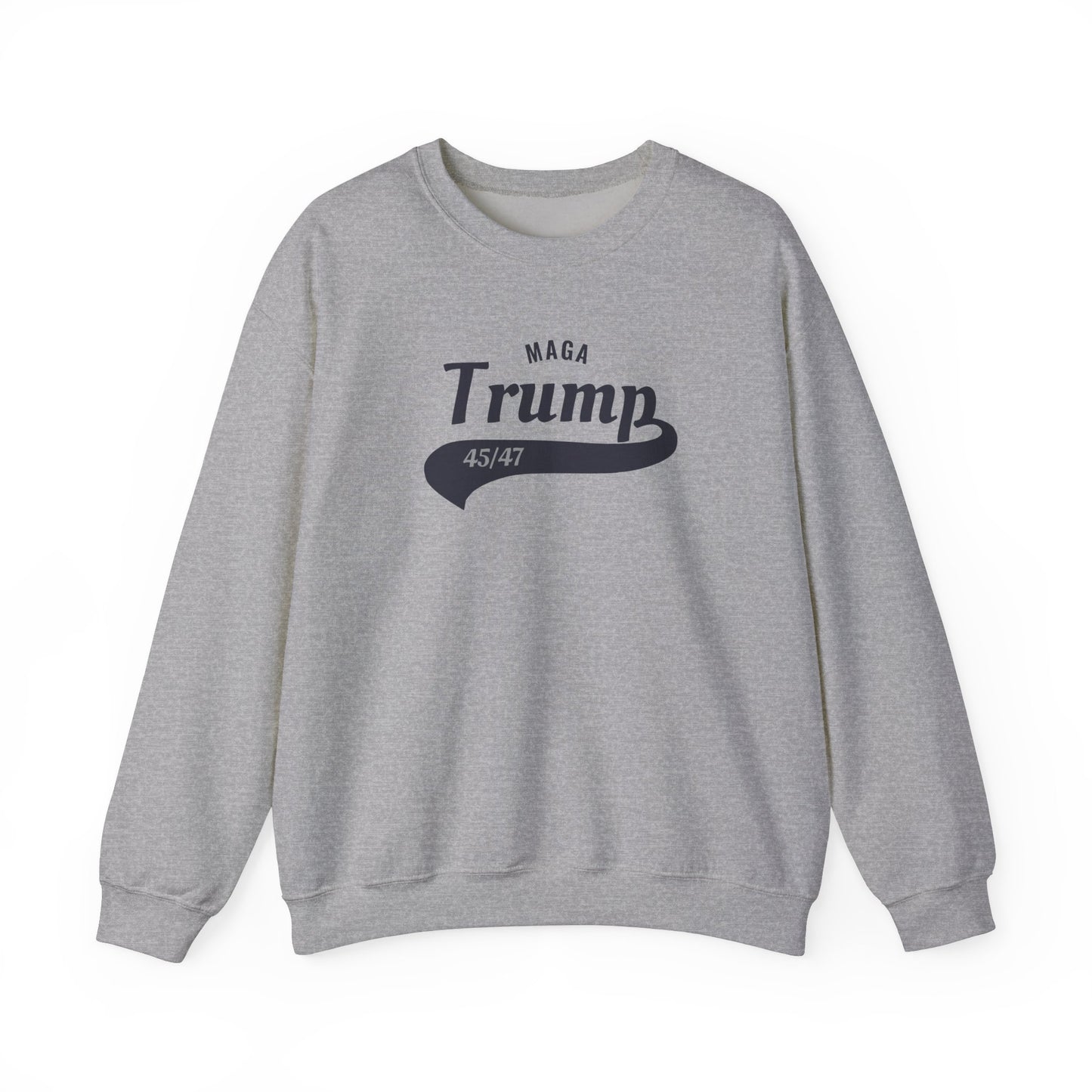 MAGA Trump Unisex Heavy Blend Crewneck Sweatshirt | Patriotic Graphic Sweater