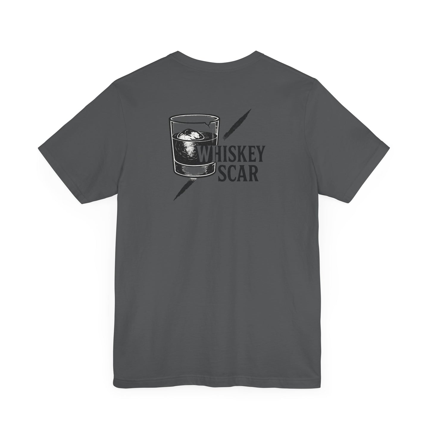 Whiskey Scar Graphic Tee The Iron Line Series Trini Skies Supply Co. USA Built Trini Skies Supply Co.