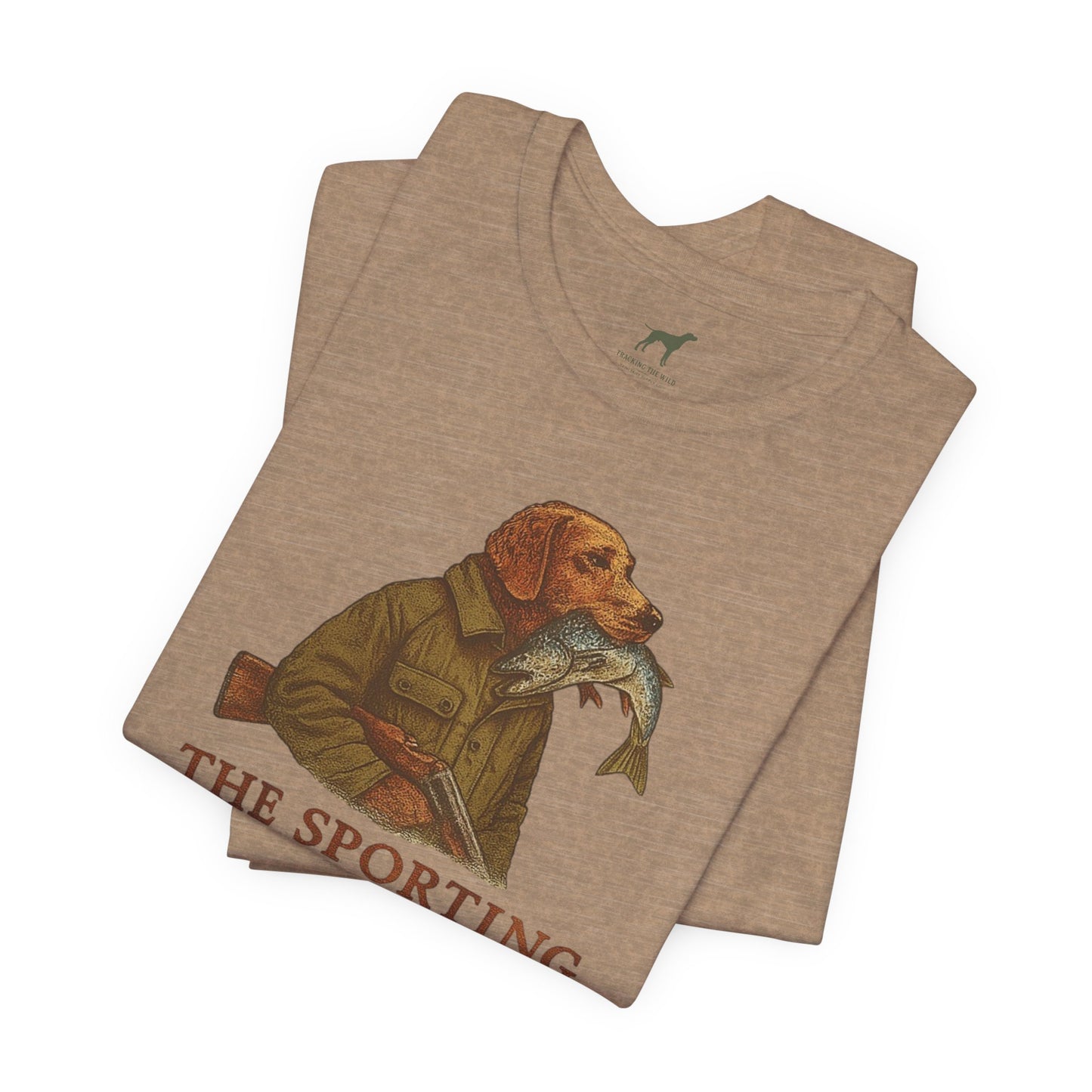 The Sporting Tradition Tee Vintage Inspired Retriever Fishing Shirt by Trini Skies Supply Co. Hunting Tshirt
