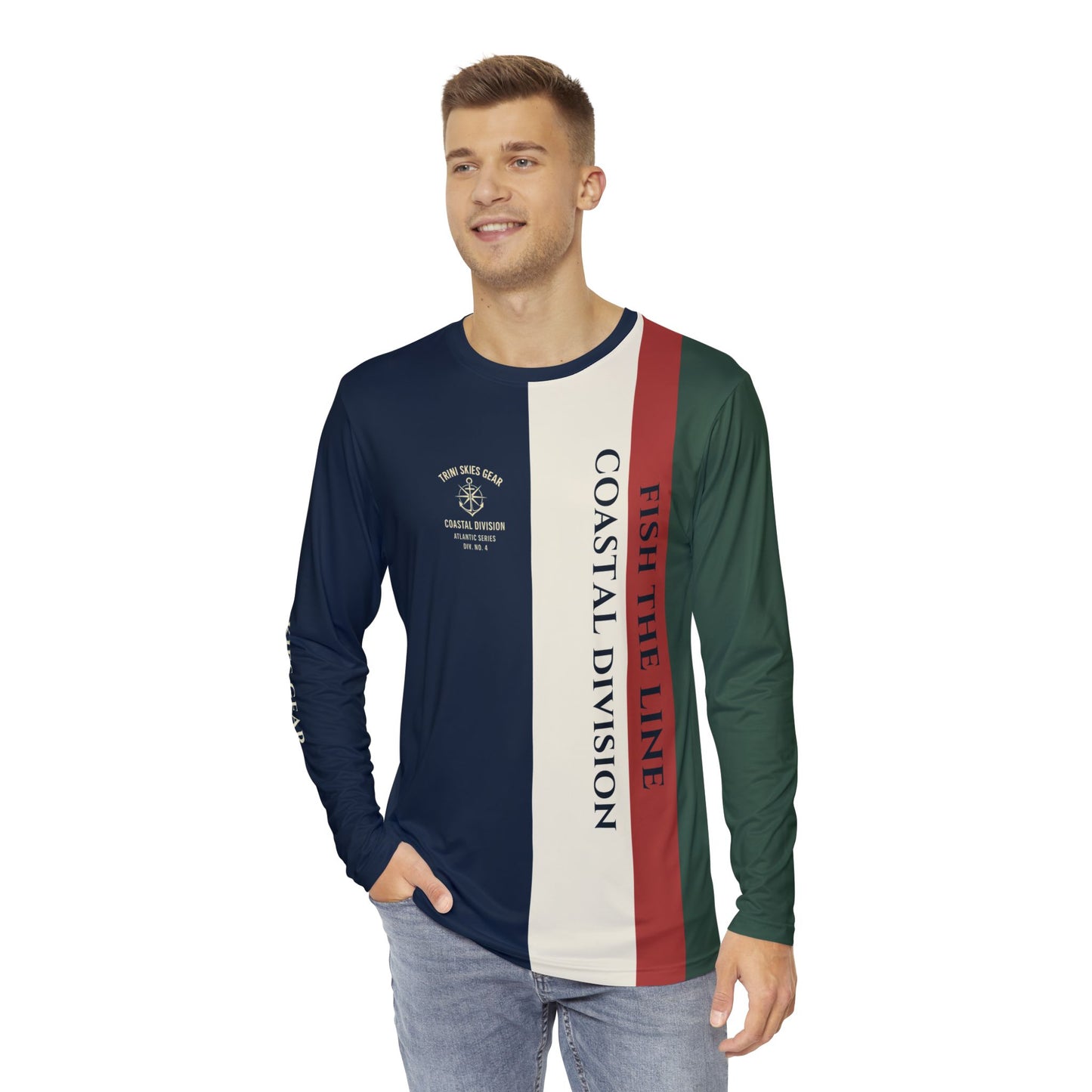 Fishing Adventure Long Sleeve Shirt - Perfect for Anglers, Coastal Vibes, Outdoor Activities, Gifts for Him, Fishing Gift