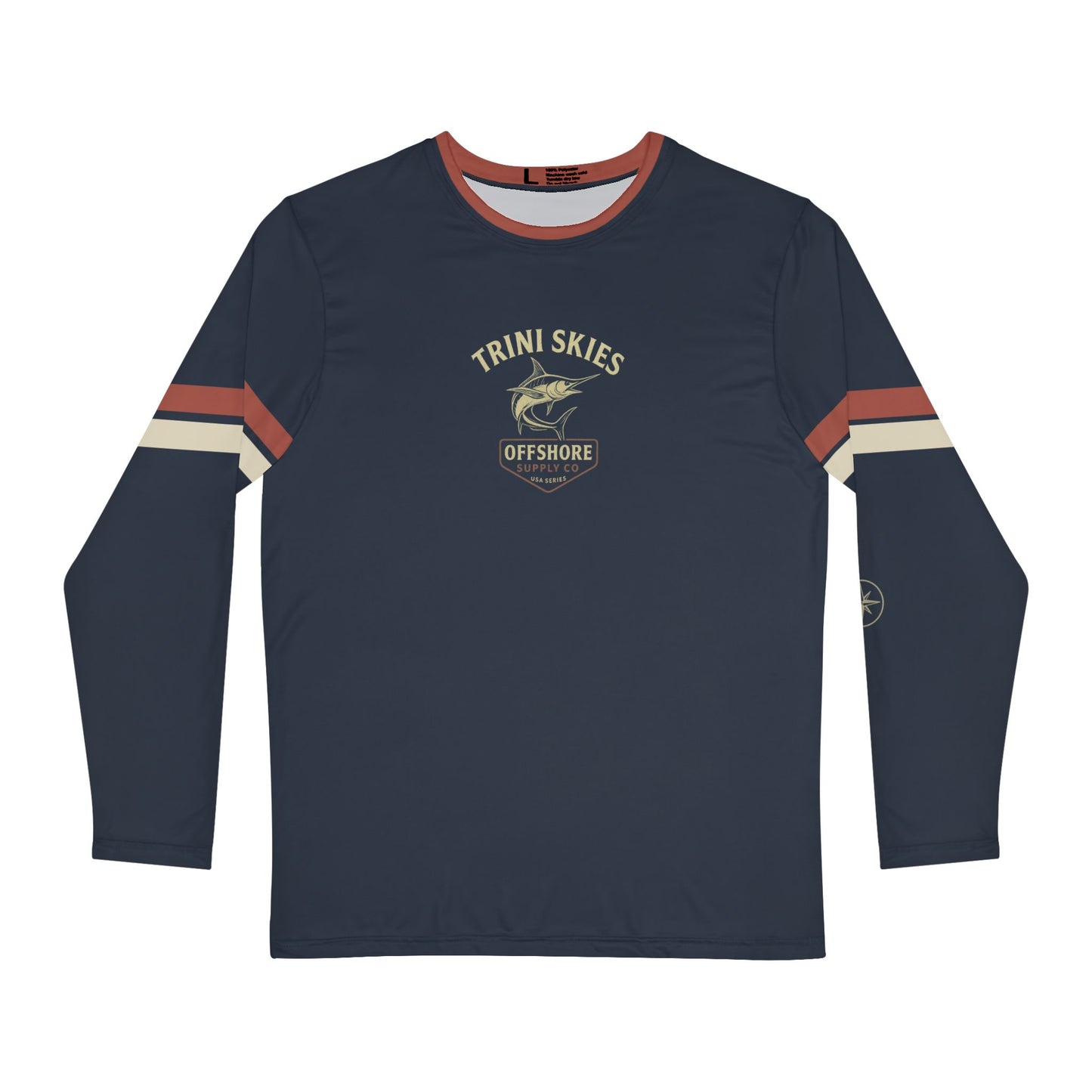 Run The Rip Offshore Fishing Shirt USA Series No.004 by Trini Skies Fishing Co. Anglers Shirt Americana Apparel