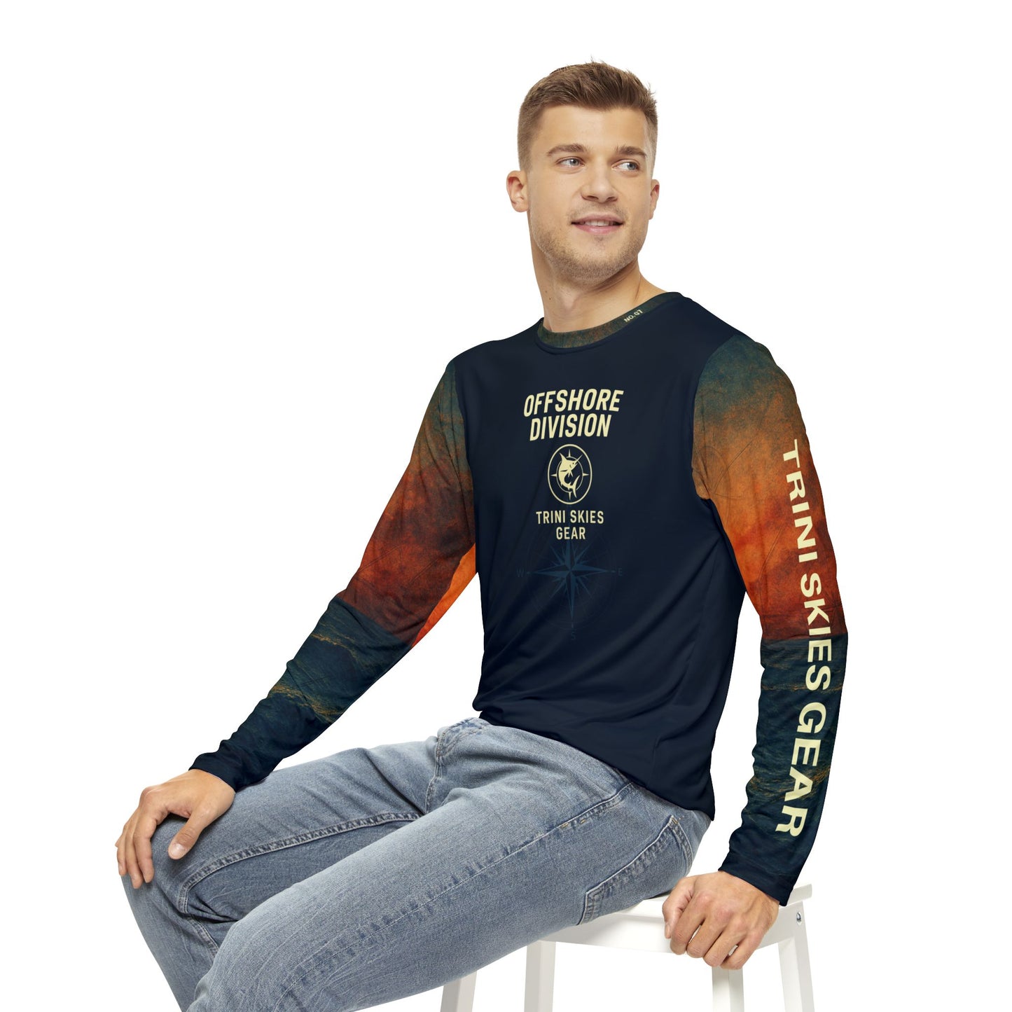 Fishing Adventure Long Sleeve Shirt - Perfect for Anglers, Coastal Vibes, Outdoor Activities, Gifts for Him, Stylish Coastal Apparel