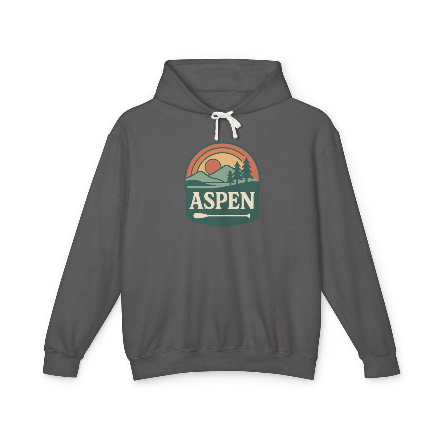 Aspen Sunset Hoodie, Cozy Lightweight Sweatshirt for Nature Lovers, Perfect for Hiking, Gift for Outdoor Enthusiasts, Unisex Apparel, Travel
