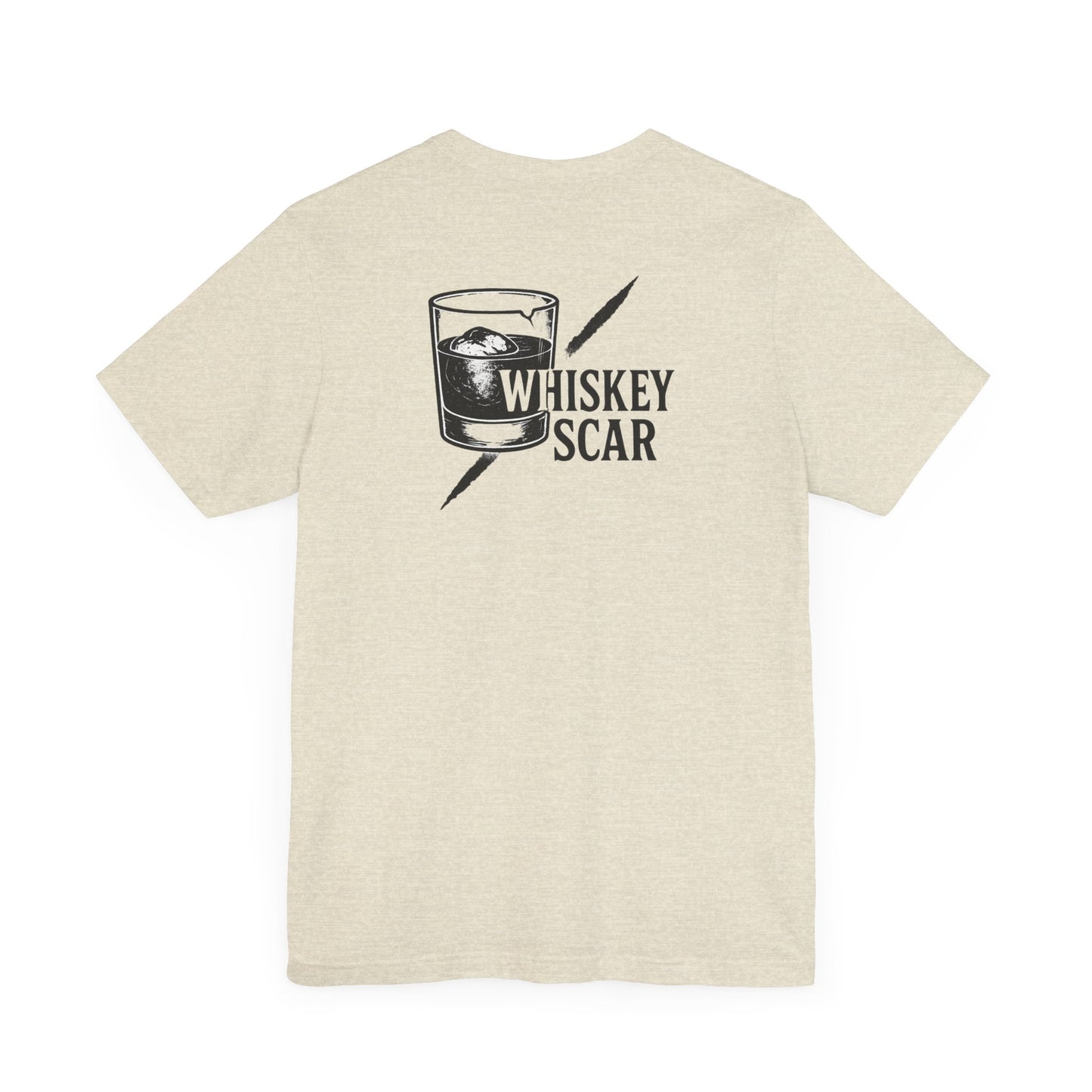 Whiskey Scar Graphic Tee The Iron Line Series Trini Skies Supply Co. USA Built Trini Skies Supply Co.