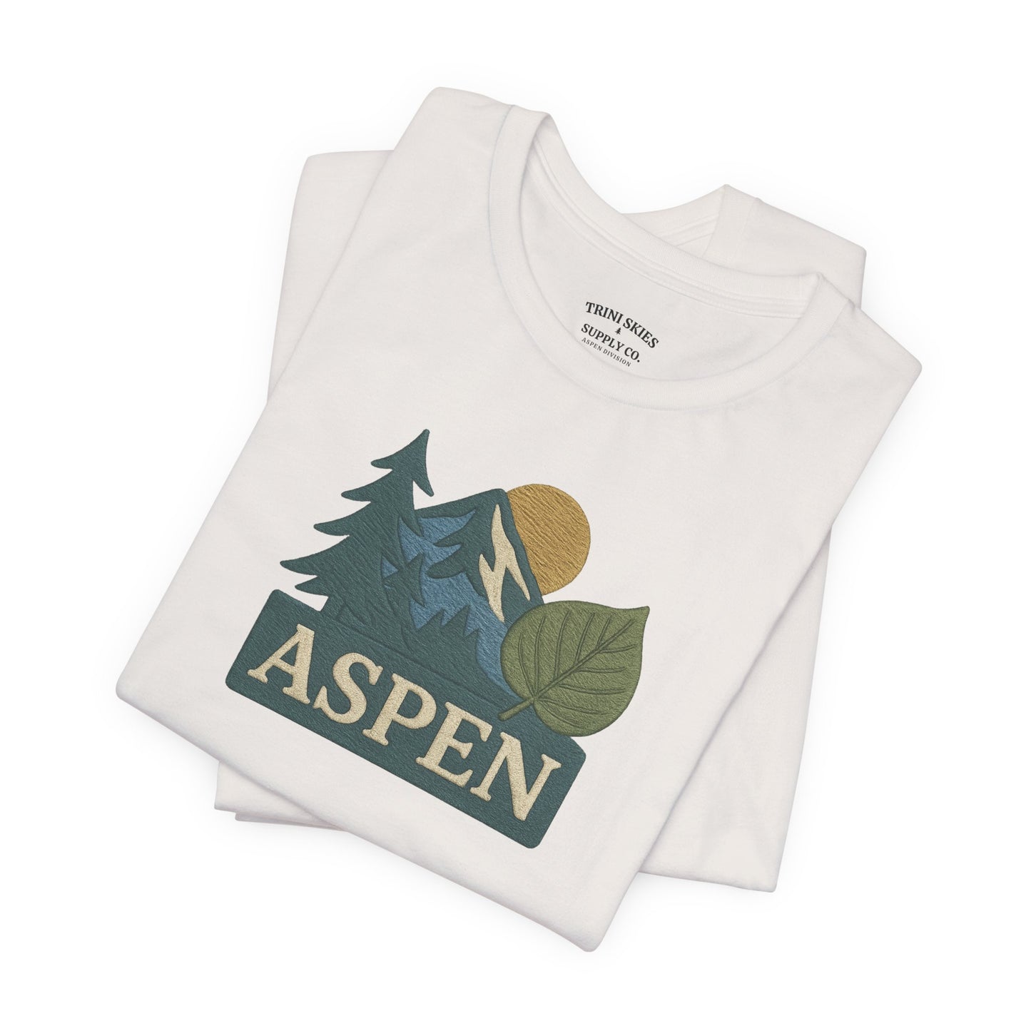 Aspen Division DTG Graphic Tee Mountain Print Nature Lovers Hiking, Camping, Travel