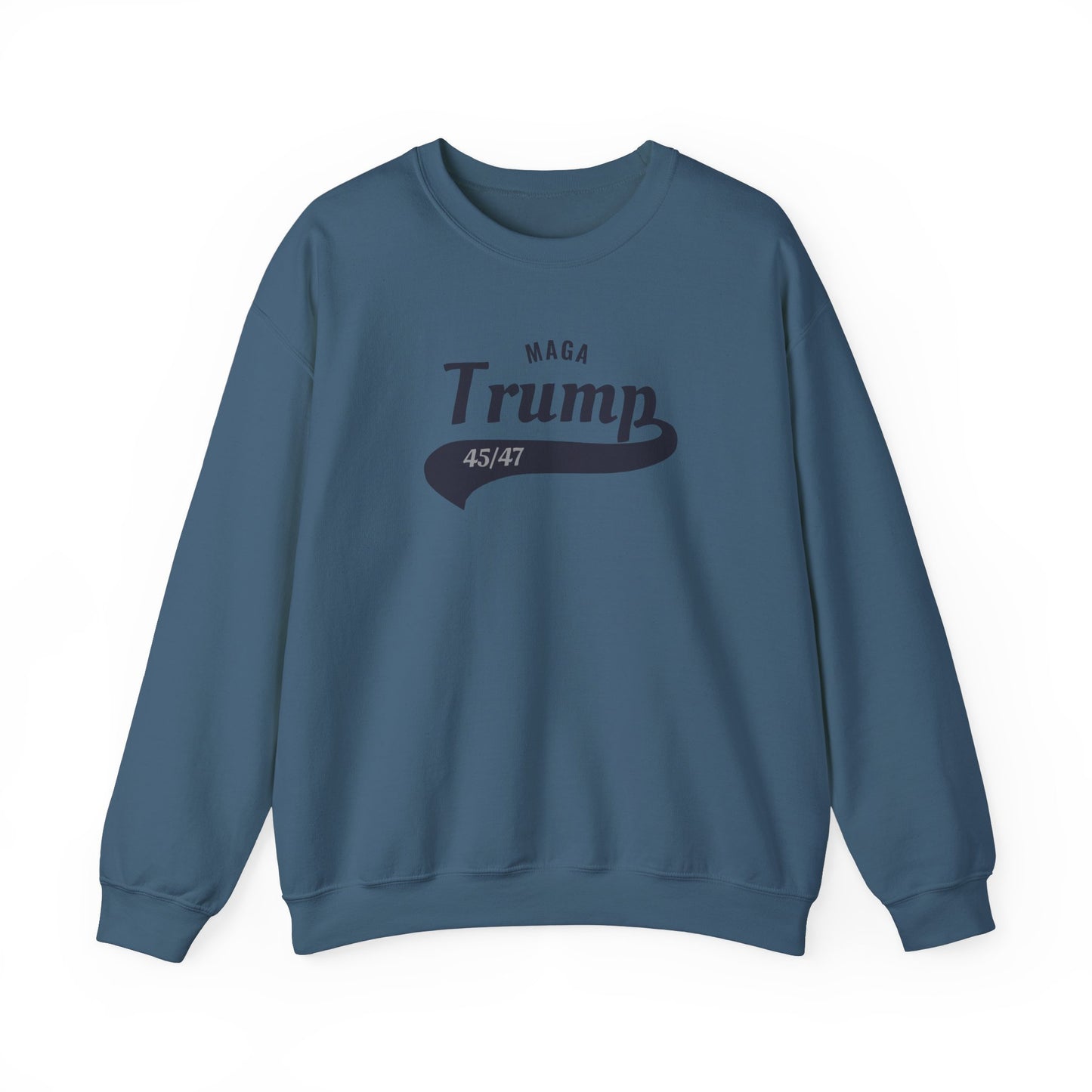 MAGA Trump Unisex Heavy Blend Crewneck Sweatshirt | Patriotic Graphic Sweater