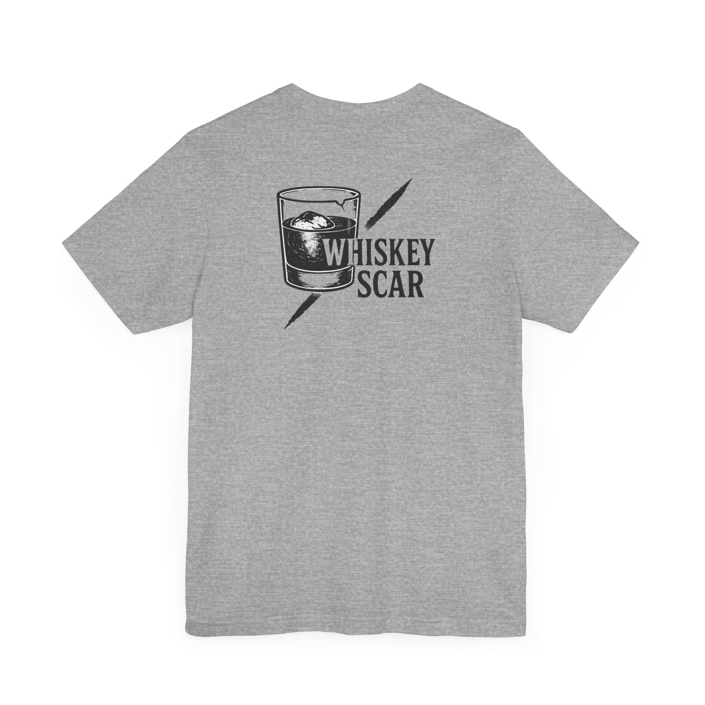 Whiskey Scar Graphic Tee The Iron Line Series Trini Skies Supply Co. USA Built Trini Skies Supply Co.