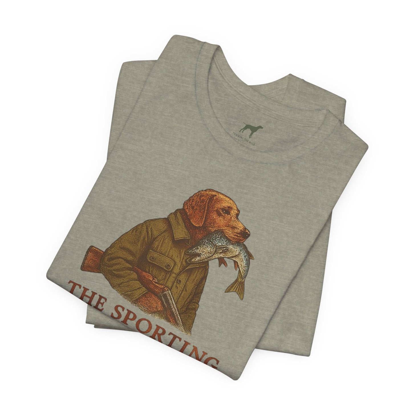 The Sporting Tradition Tee Vintage Inspired Retriever Fishing Shirt by Trini Skies Supply Co. Hunting Tshirt