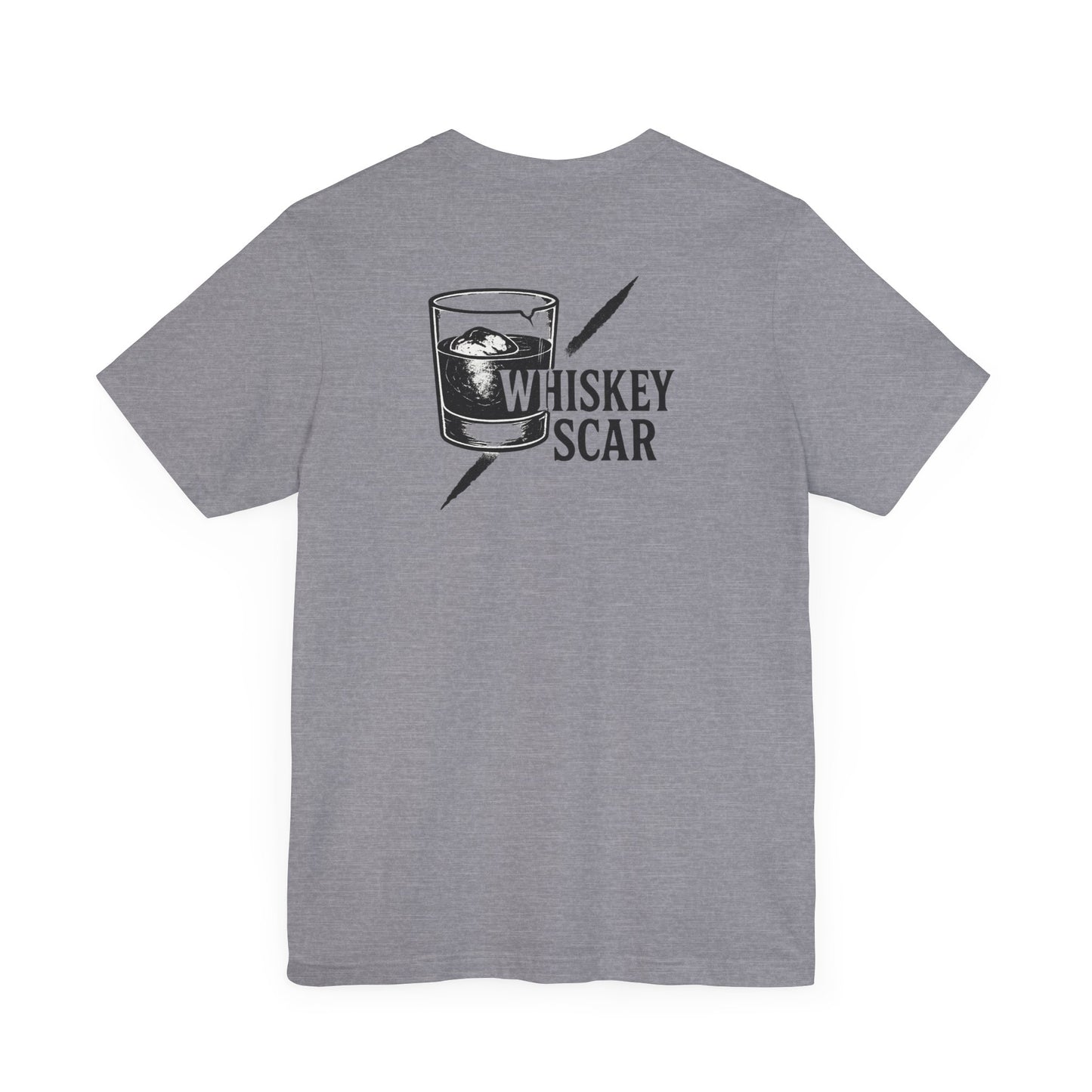 Whiskey Scar Graphic Tee The Iron Line Series Trini Skies Supply Co. USA Built Trini Skies Supply Co.