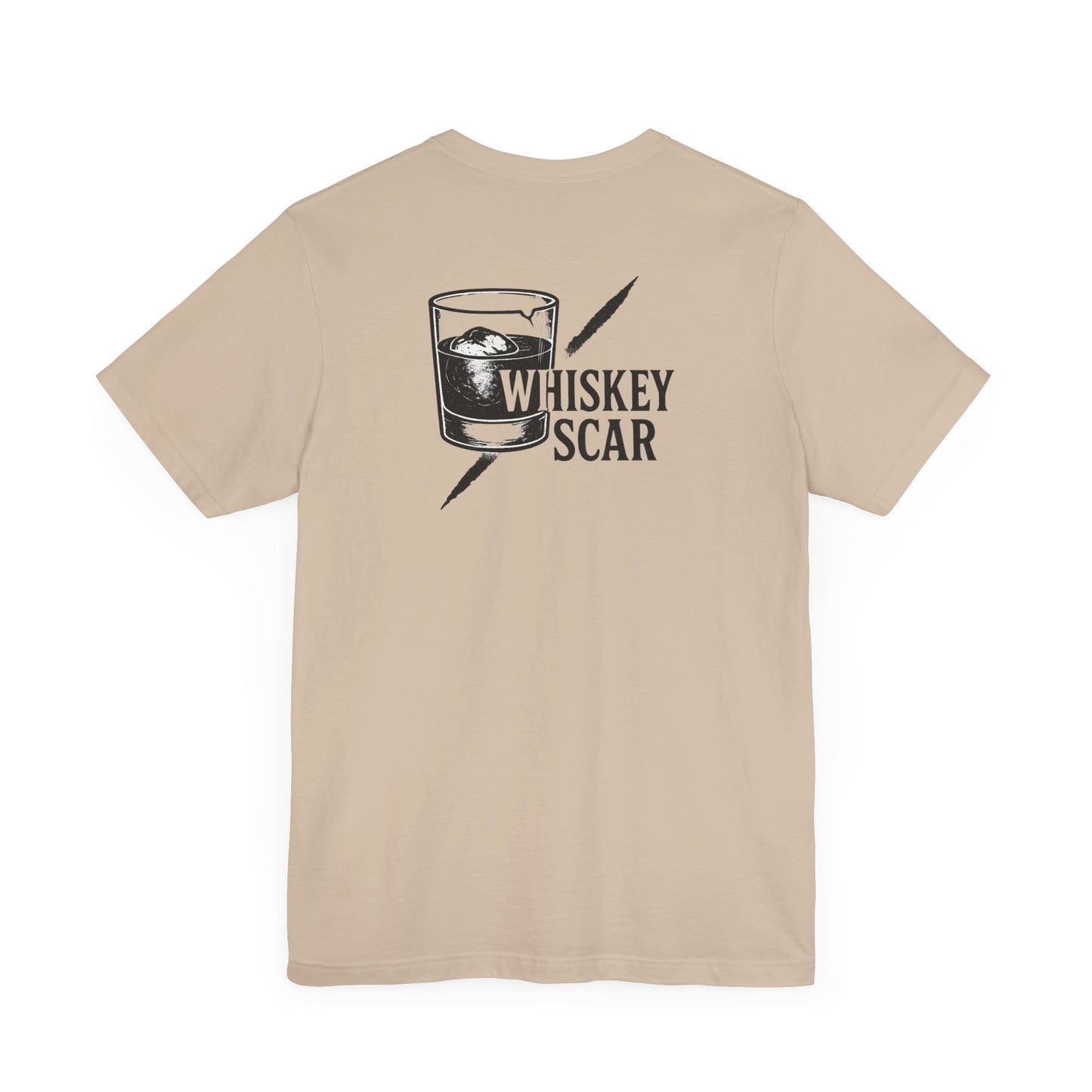 Whiskey Scar Graphic Tee The Iron Line Series Trini Skies Supply Co. USA Built Trini Skies Supply Co.