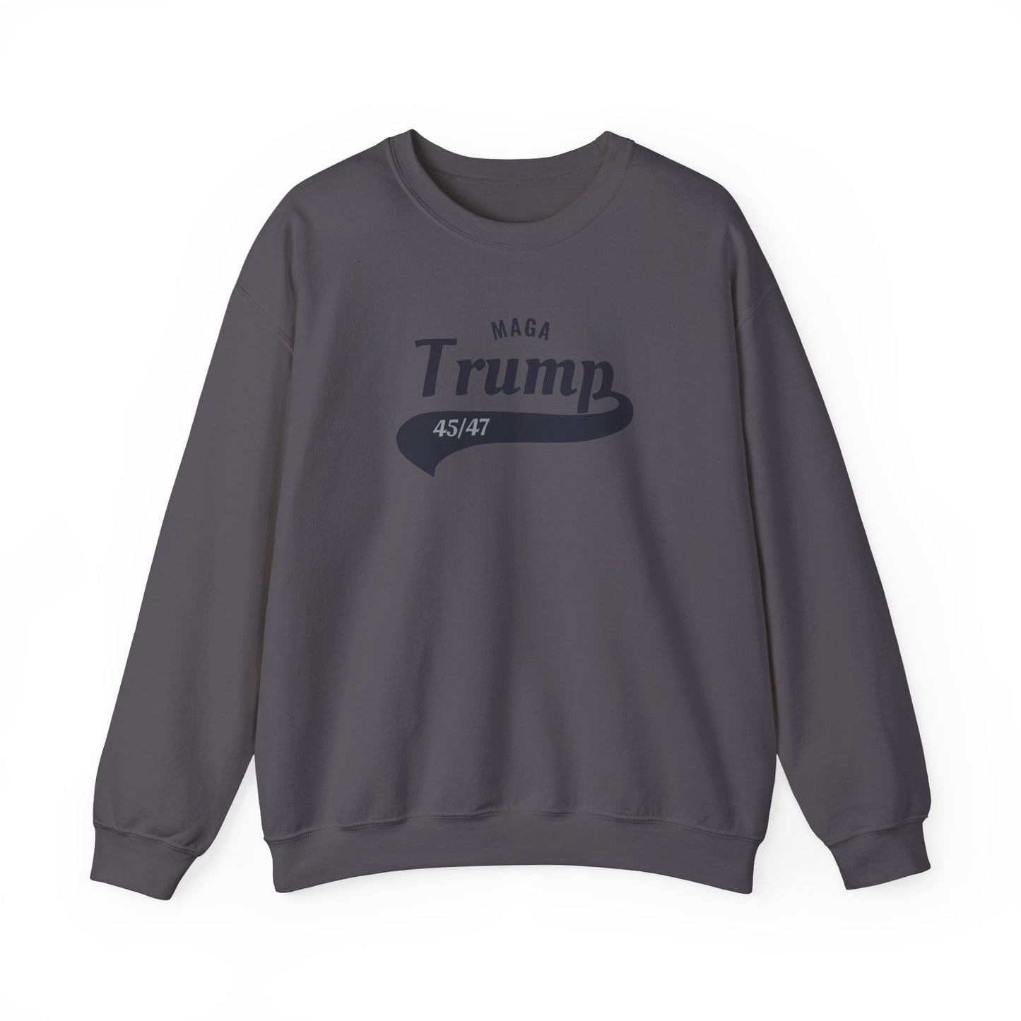 MAGA Trump Unisex Heavy Blend Crewneck Sweatshirt | Patriotic Graphic Sweater