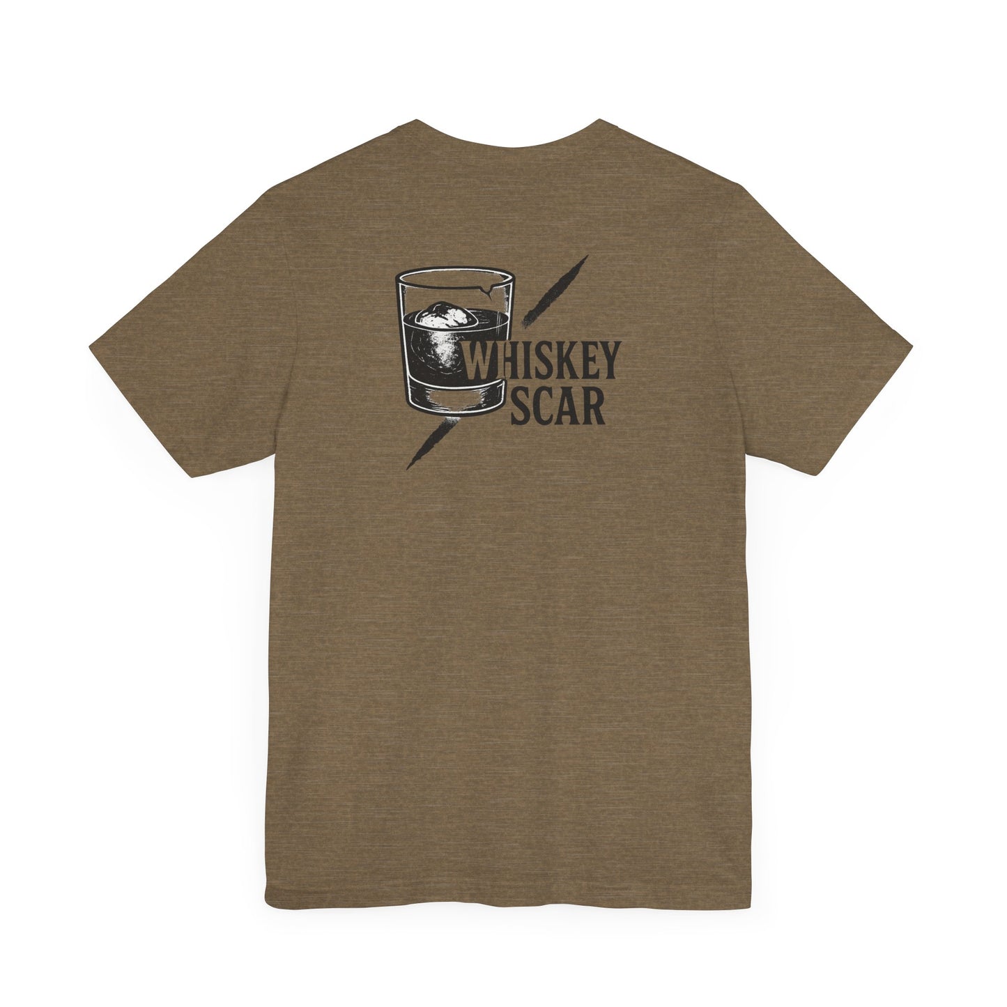 Whiskey Scar Graphic Tee The Iron Line Series Trini Skies Supply Co. USA Built Trini Skies Supply Co.