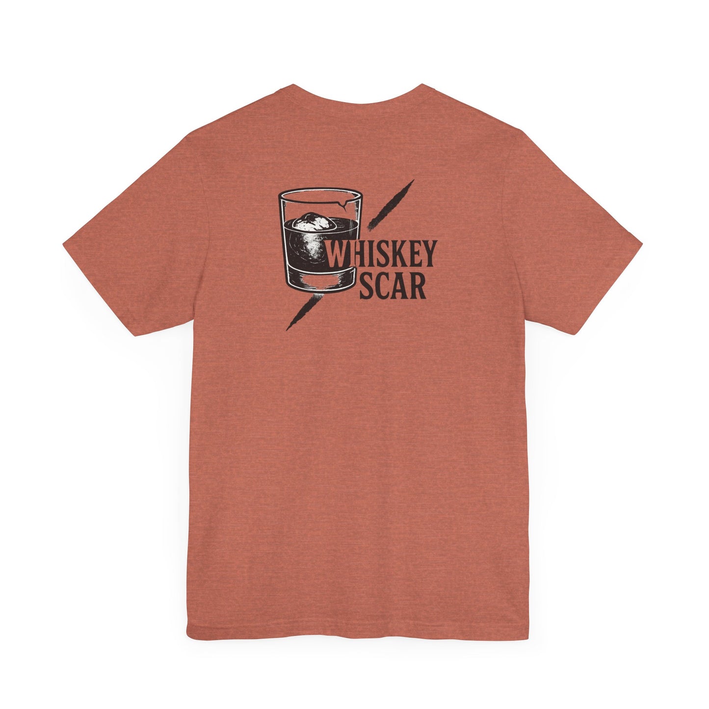 Whiskey Scar Graphic Tee The Iron Line Series Trini Skies Supply Co. USA Built Trini Skies Supply Co.