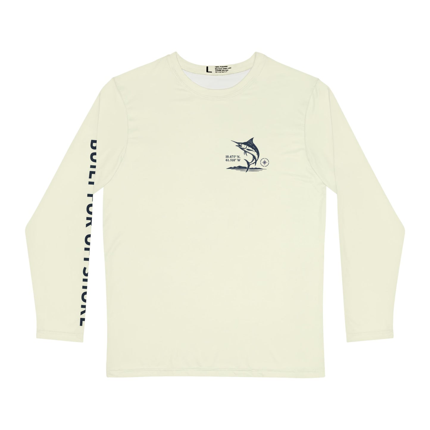 Trini Skies Fishing Co. Built for Offshore Long Sleeve Shirt Timeless Coastal Adventure Gear Performance Shirt UV Protection