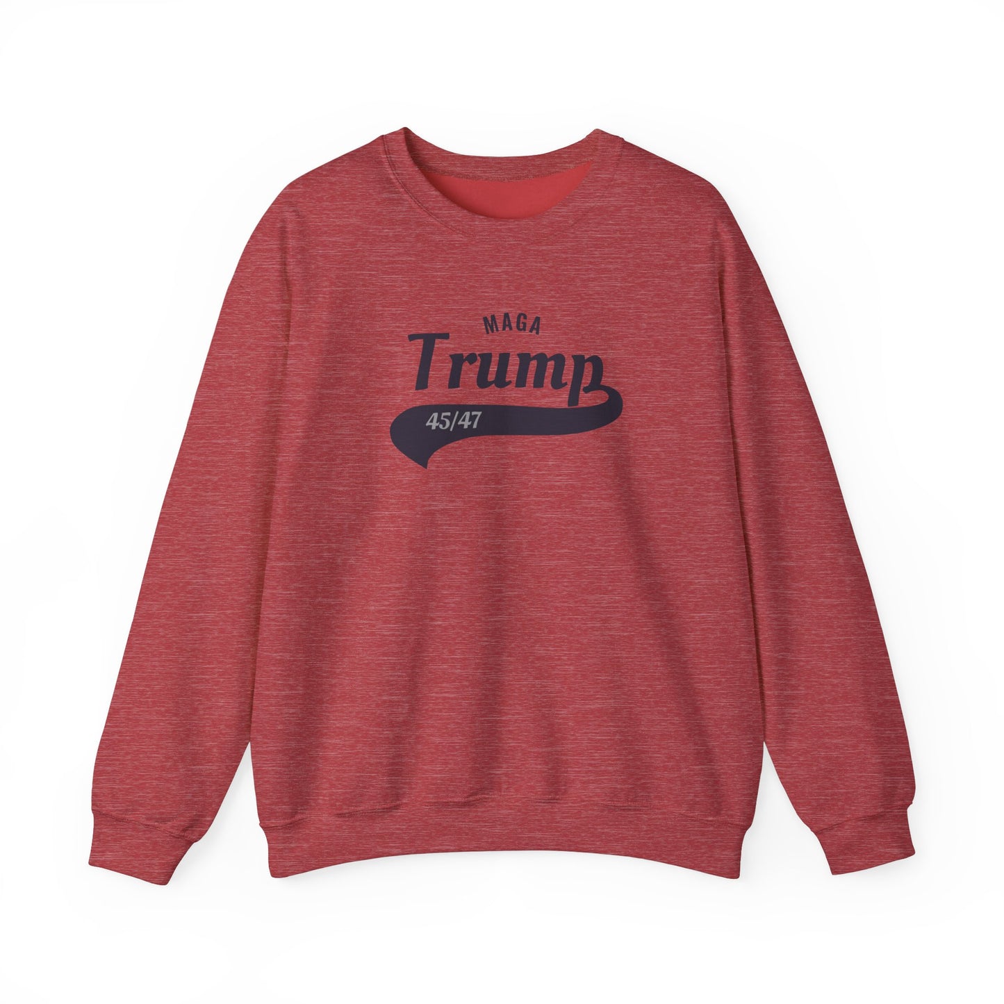 MAGA Trump Unisex Heavy Blend Crewneck Sweatshirt | Patriotic Graphic Sweater