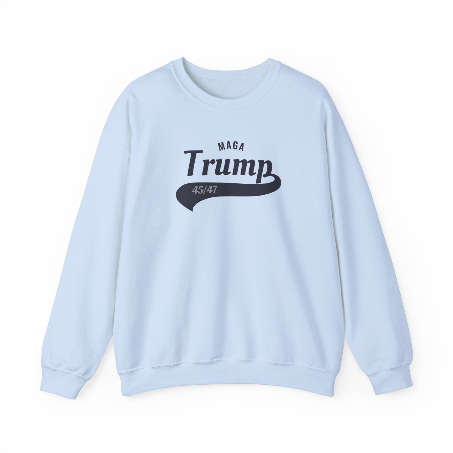MAGA Trump Unisex Heavy Blend Crewneck Sweatshirt | Patriotic Graphic Sweater