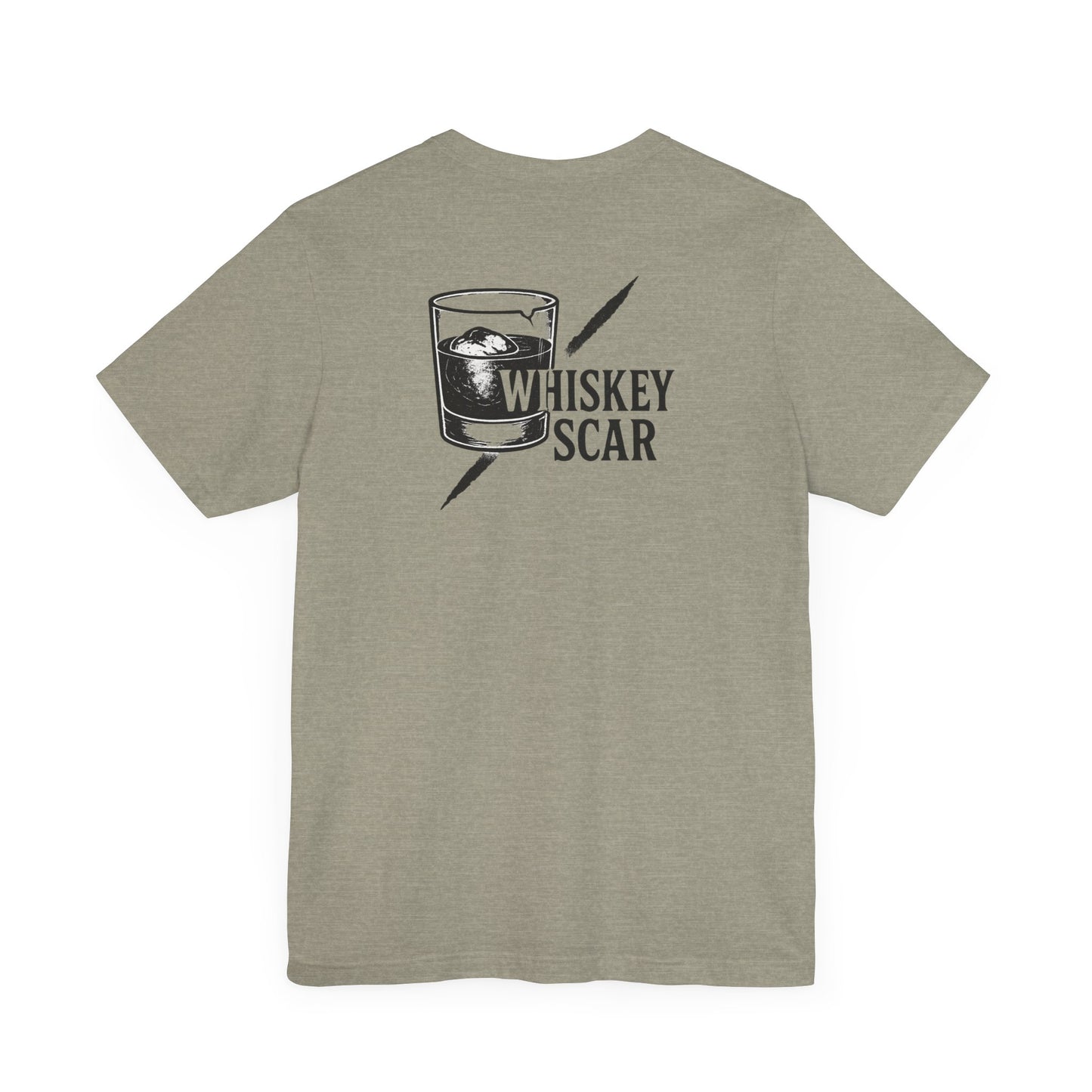 Whiskey Scar Graphic Tee The Iron Line Series Trini Skies Supply Co. USA Built Trini Skies Supply Co.