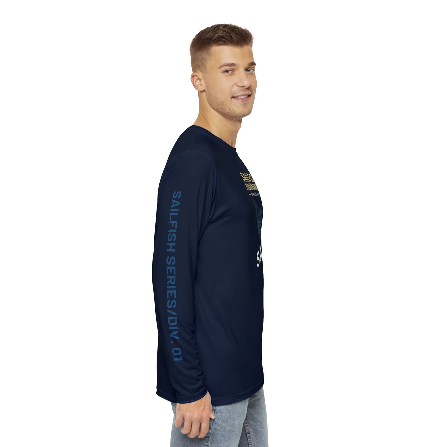 Fishing Adventure Long Sleeve Shirt - Perfect for Anglers, Coastal Vibes, Outdoor Activities, Gifts for Him, Sailfish Shirt