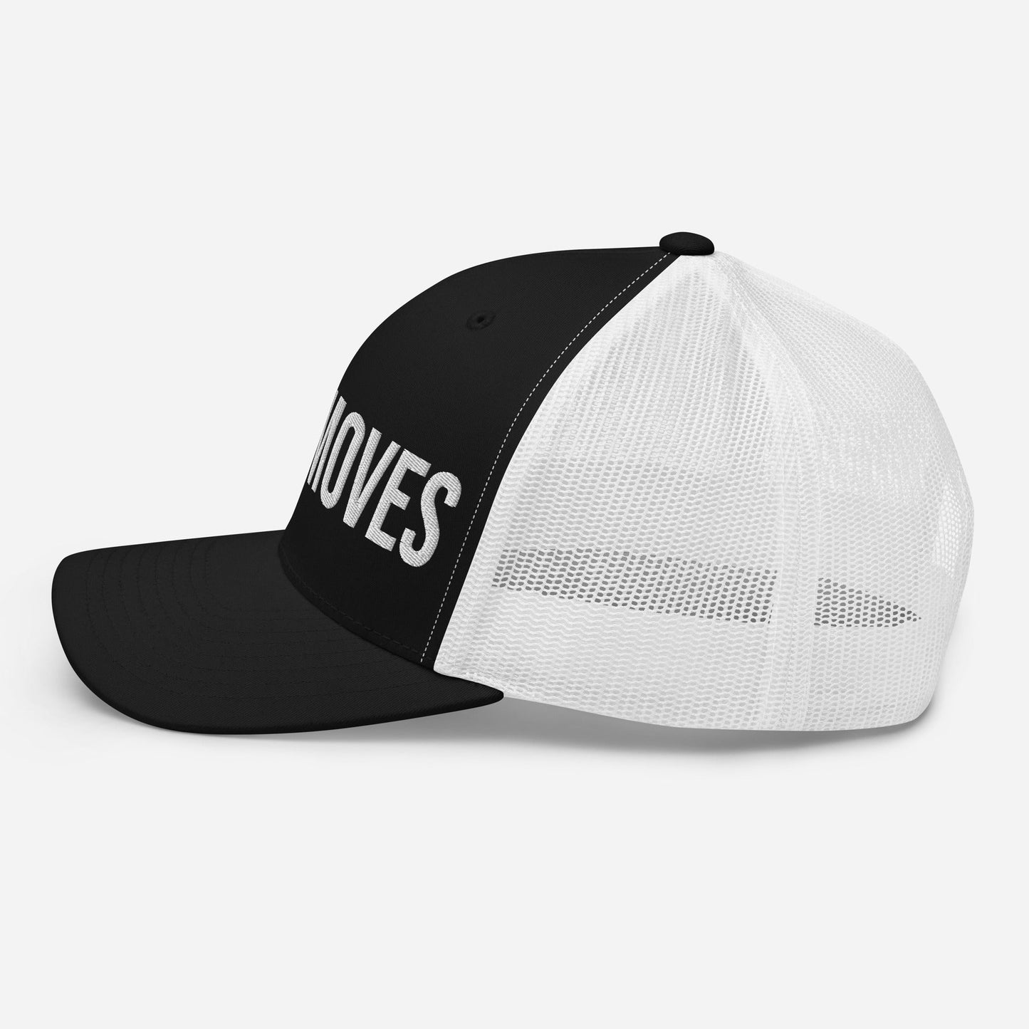 Bold Moves Embroidered Trucker Cap