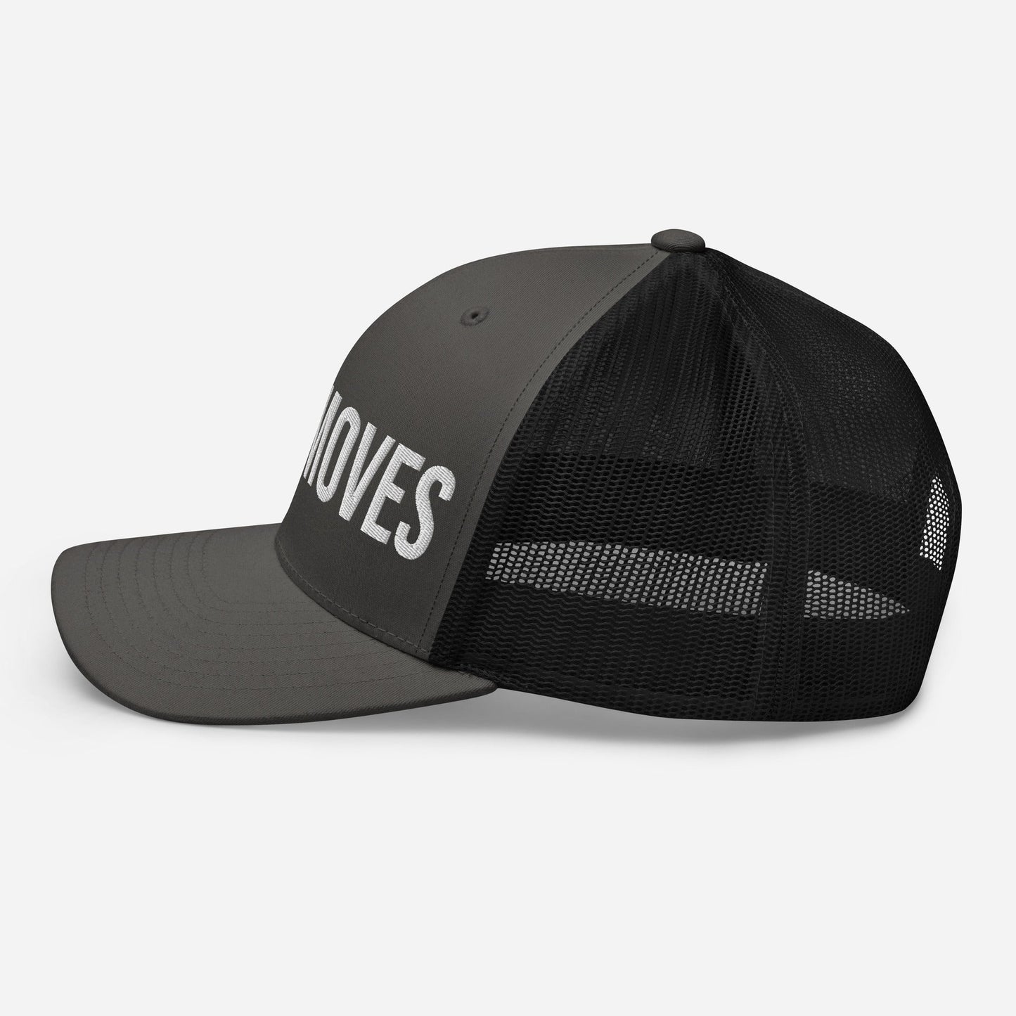 Bold Moves Embroidered Trucker Cap