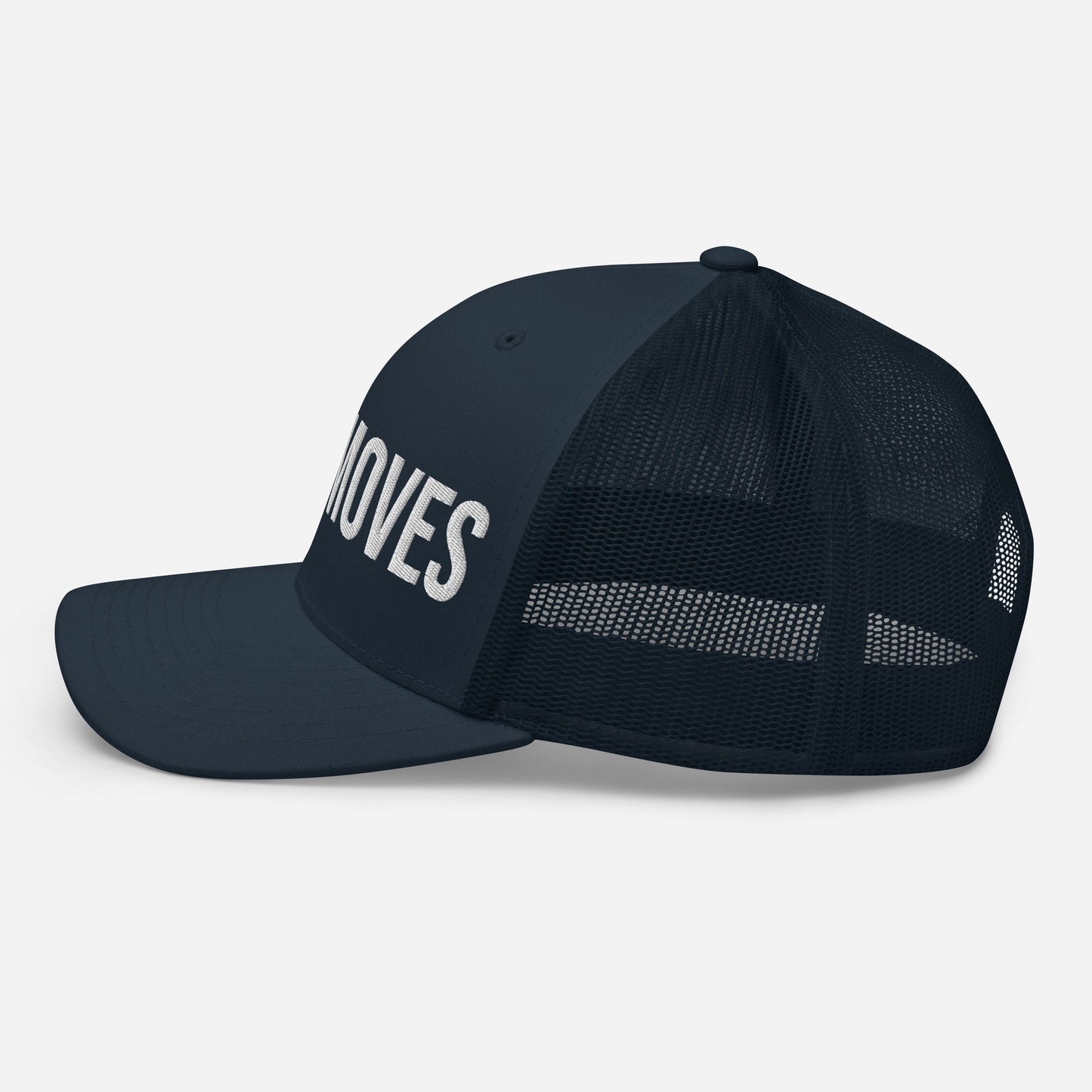 Bold Moves Embroidered Trucker Cap