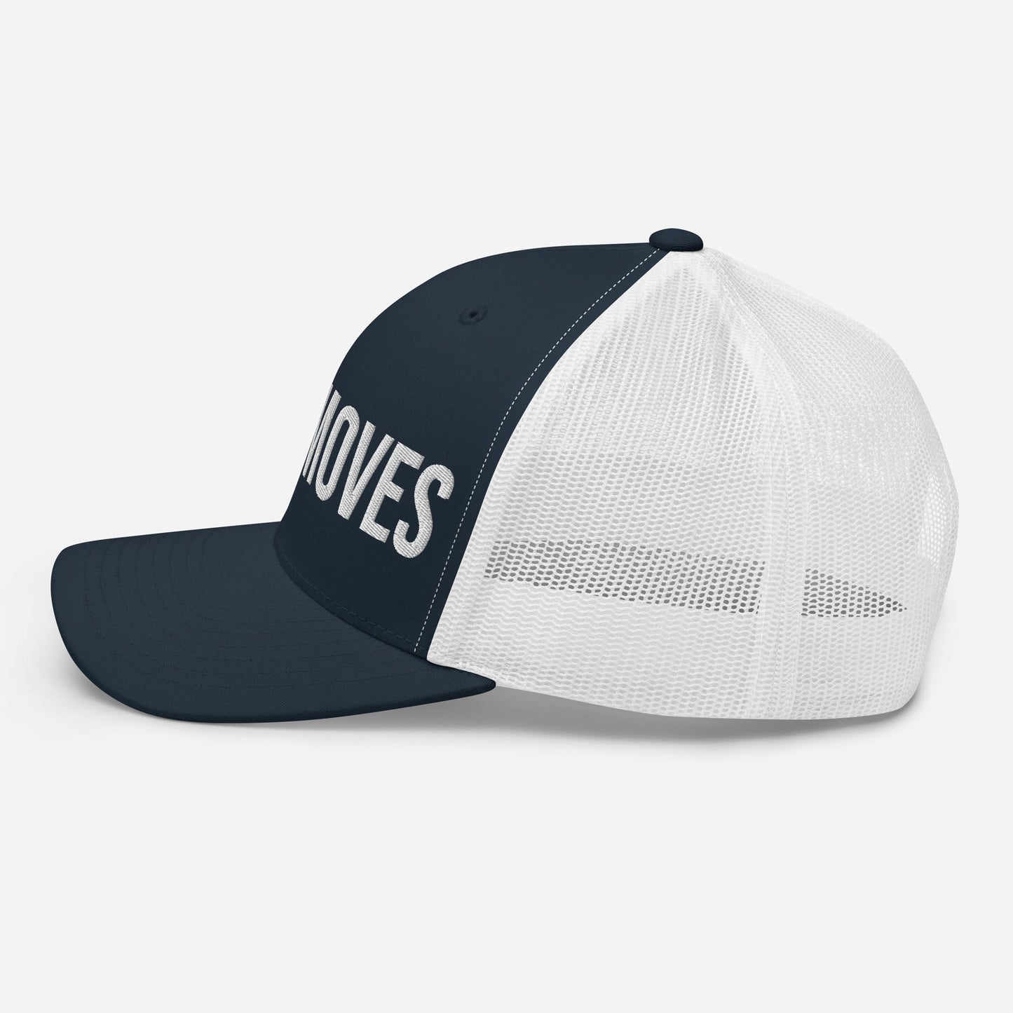Bold Moves Embroidered Trucker Cap