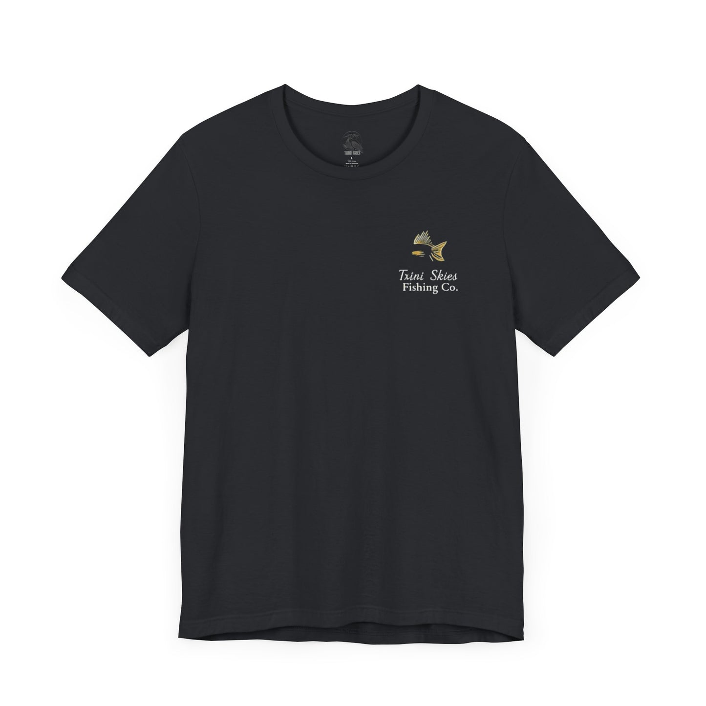 This is the Good Life Fishing Tee Trini Skies Fishing Co. Saltwater Lifestyle Shirt Red Drum Tee