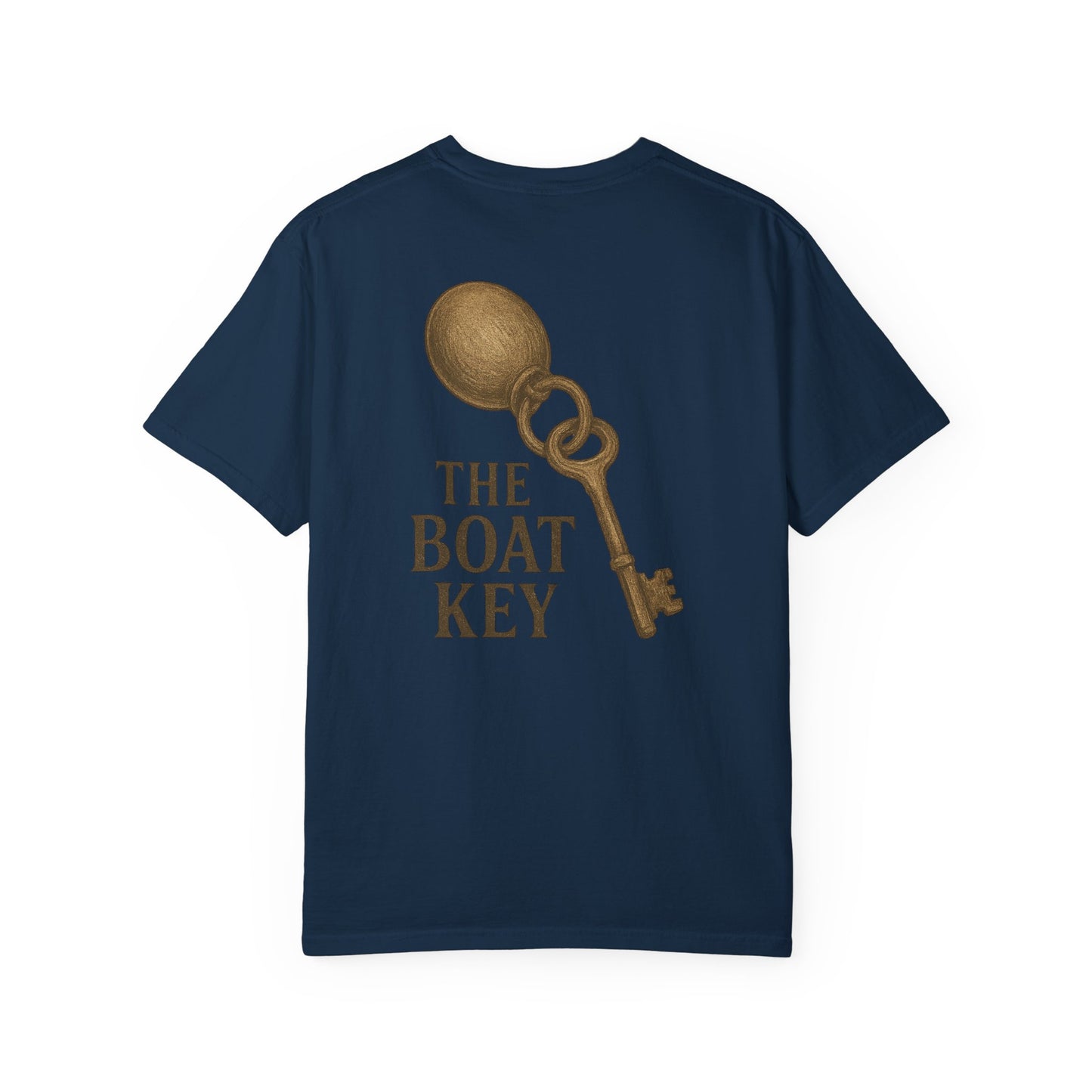 The Boat Key Shirt Vintage Nautical Tee, Slip 47 Wharf Graphic, Comfort Colors Dockside T-Shirt