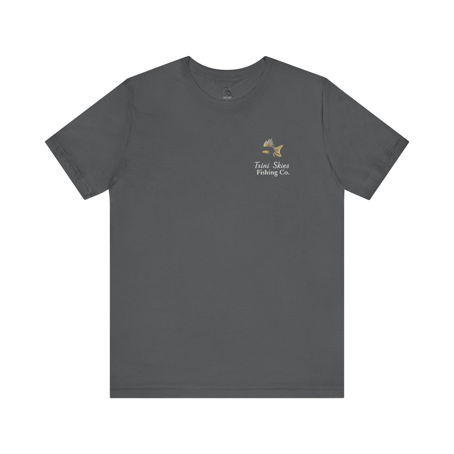 This is the Good Life Fishing Tee Trini Skies Fishing Co. Saltwater Lifestyle Shirt Red Drum Tee