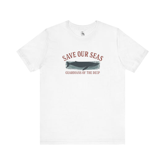 Save Our Seas Tee - Guardians of the Deep | Marine Life Awareness Shirt, Eco-Friendly Apparel, Ocean Conservation Gift, Summer Casual Wear