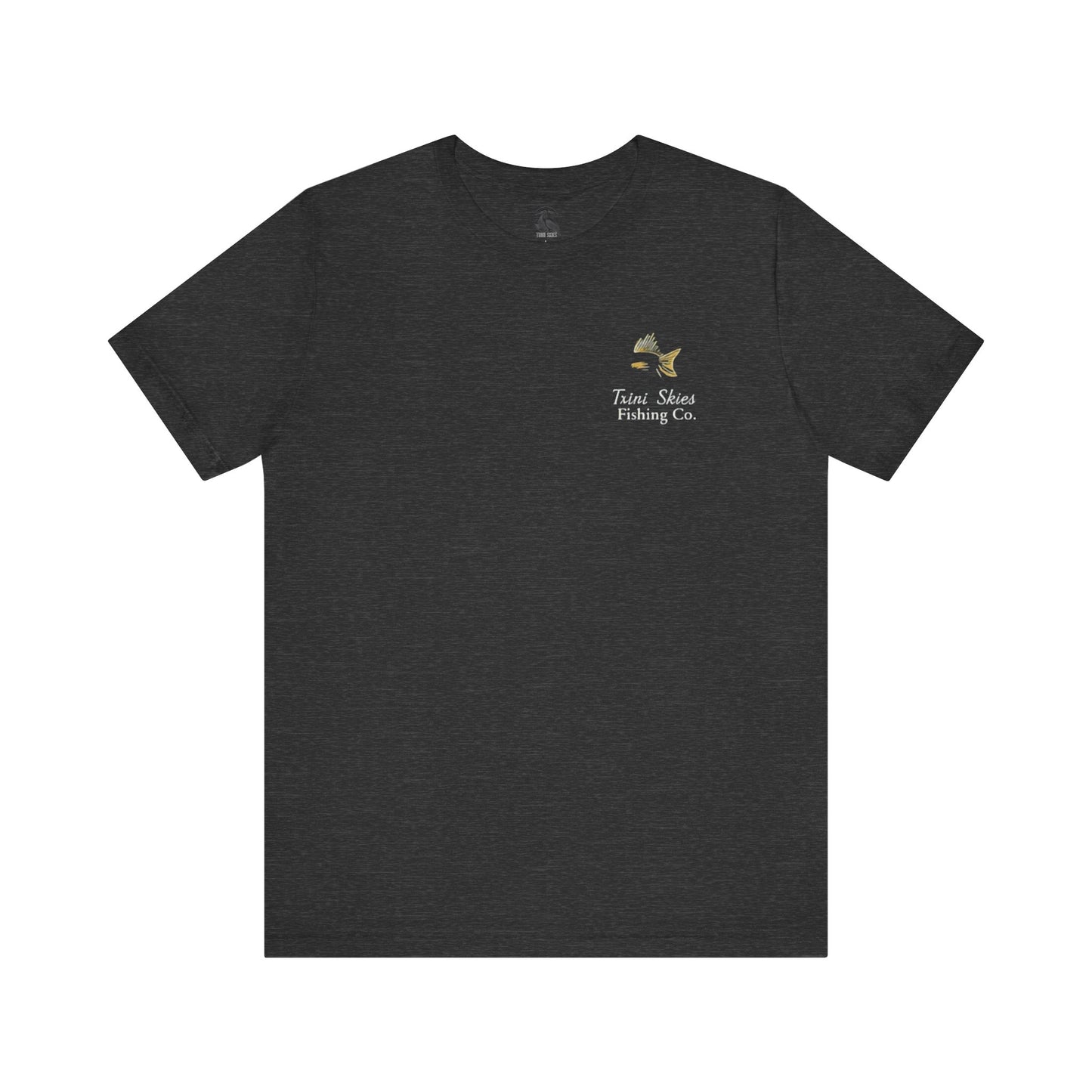 This is the Good Life Fishing Tee Trini Skies Fishing Co. Saltwater Lifestyle Shirt Red Drum Tee