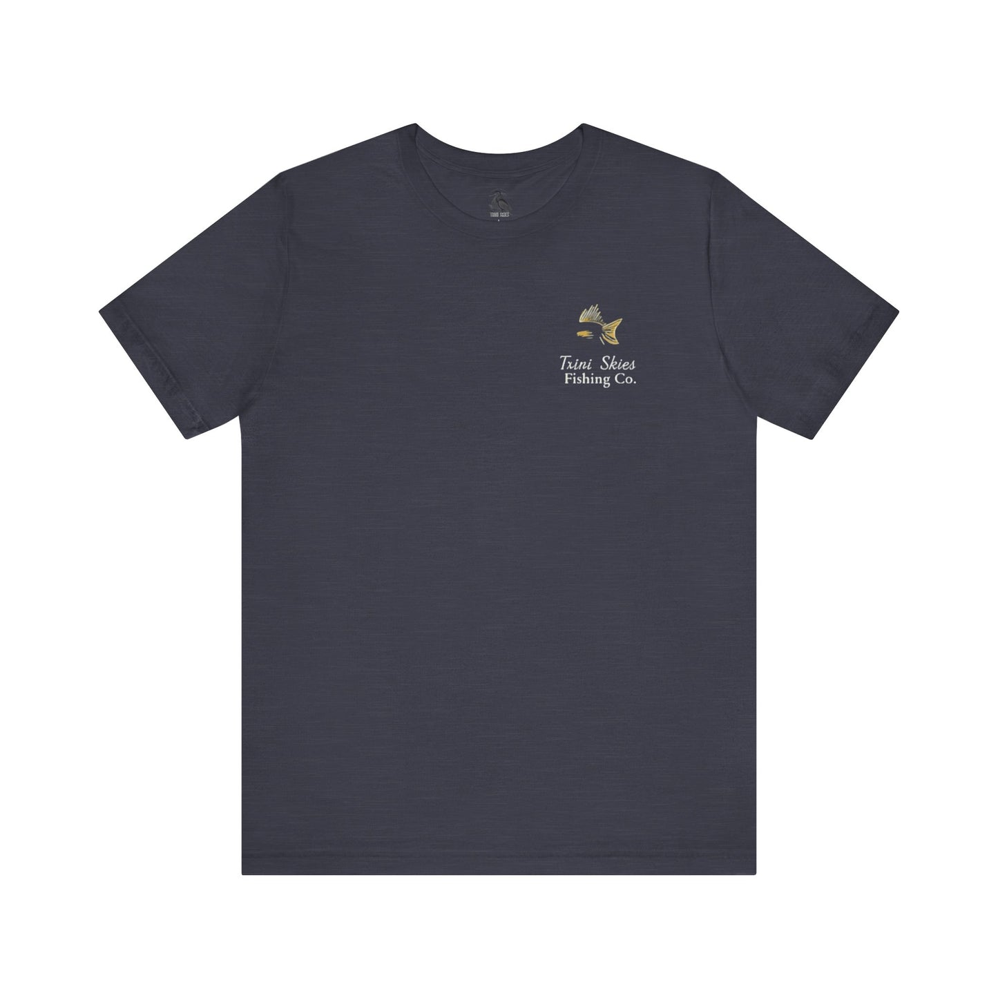 This is the Good Life Fishing Tee Trini Skies Fishing Co. Saltwater Lifestyle Shirt Red Drum Tee