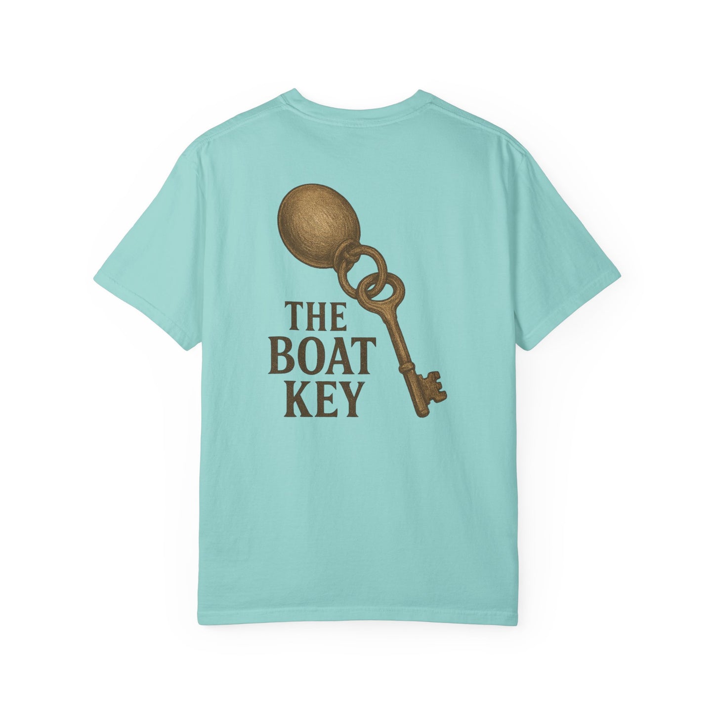 The Boat Key Shirt Vintage Nautical Tee, Slip 47 Wharf Graphic, Comfort Colors Dockside T-Shirt