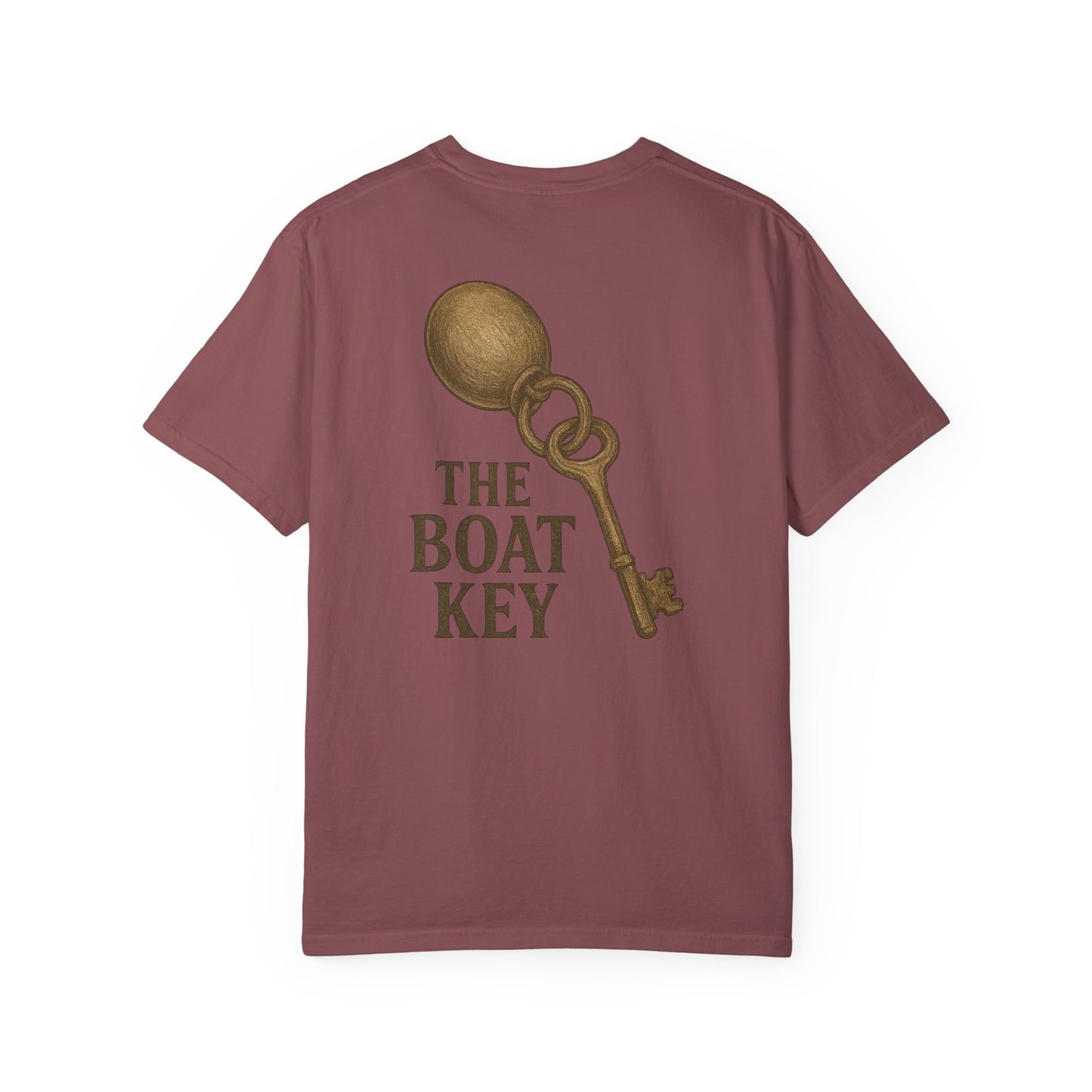 The Boat Key Shirt Vintage Nautical Tee, Slip 47 Wharf Graphic, Comfort Colors Dockside T-Shirt