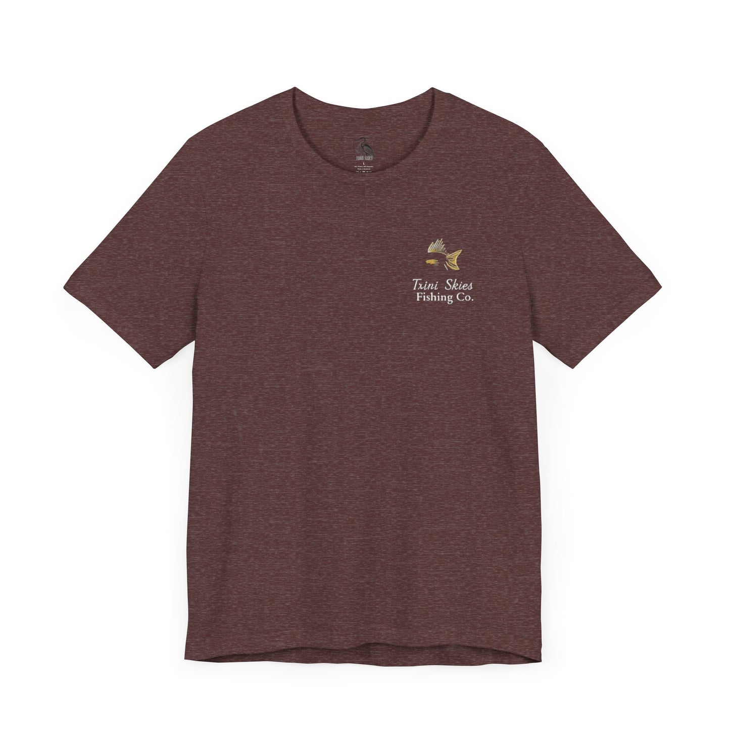 This is the Good Life Fishing Tee Trini Skies Fishing Co. Saltwater Lifestyle Shirt Red Drum Tee