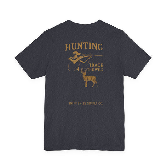 Hunting Track the Wild Graphic Tee Trini Skies Supply