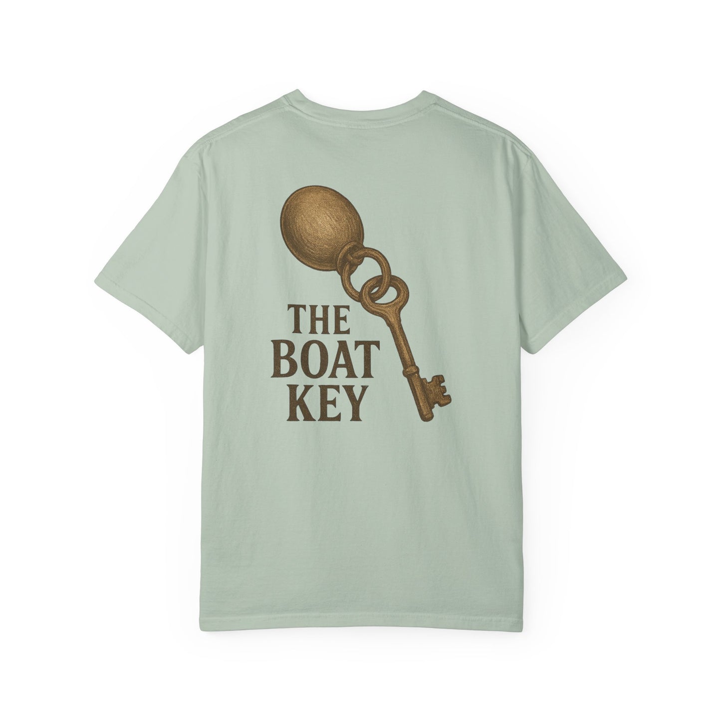 The Boat Key Shirt Vintage Nautical Tee, Slip 47 Wharf Graphic, Comfort Colors Dockside T-Shirt