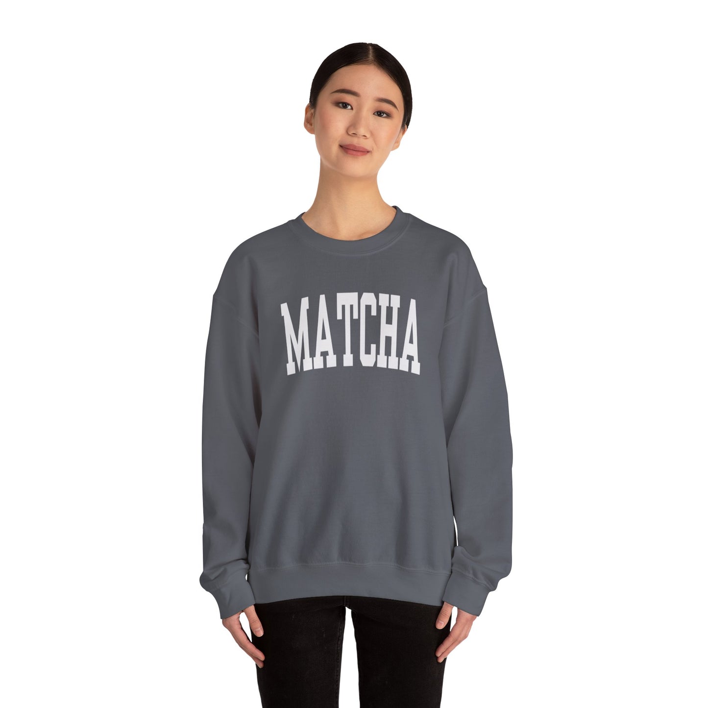 Matcha Lover Unisex Heavy Blend Sweatshirt | Cozy Gift for Tea Enthusiasts | Perfect for Fall & Winter Celebrations, Chill Days, Lounge