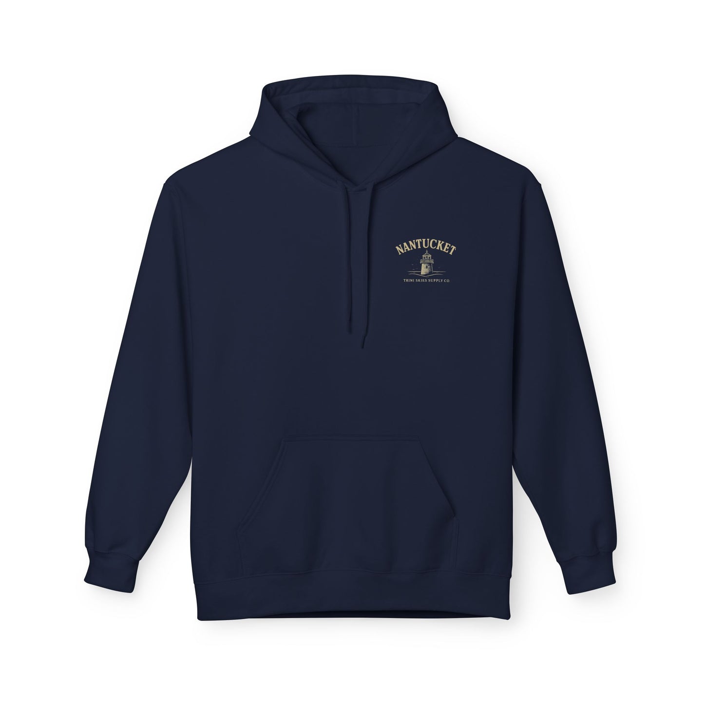 Nantucket Boardwalk Hoodie Vintage Lighthouse Coastal Shirt | Trini Skies Supply Co