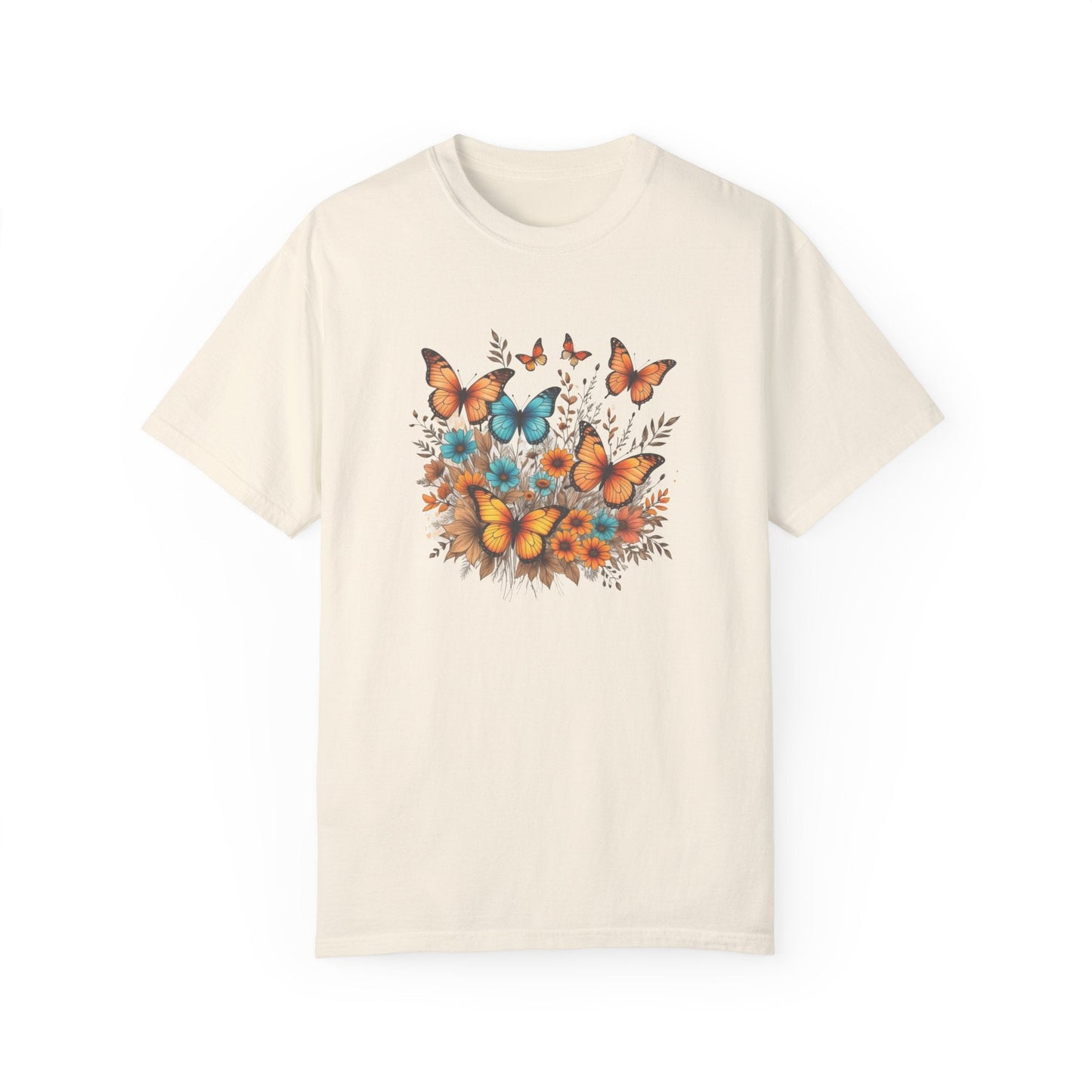 Butterfies Wings of Tranquility Unisex Garment-Dyed Comfort Colors T-Shirt Nature Lover Gift Butterfly Tshirt Womens Gift Daughter Gift