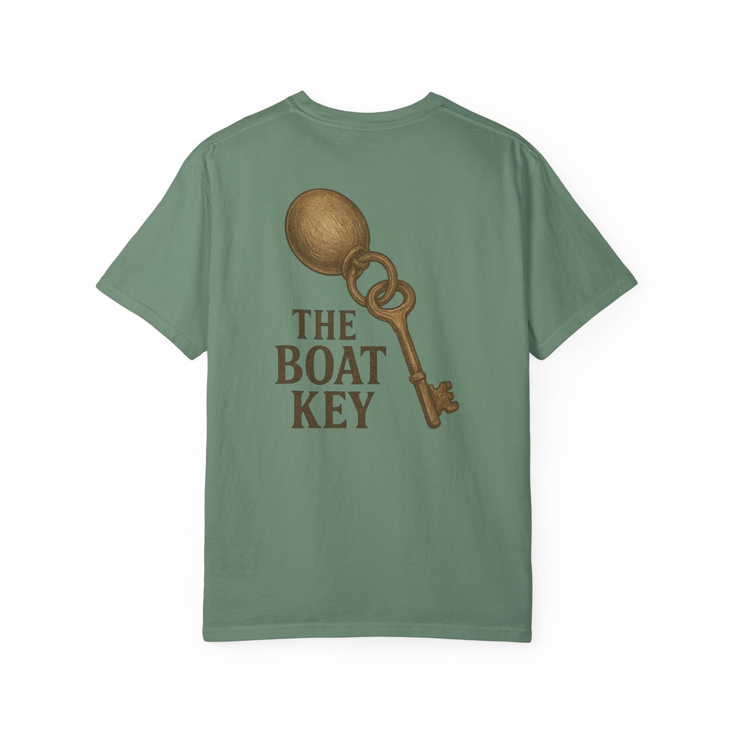 The Boat Key Shirt Vintage Nautical Tee, Slip 47 Wharf Graphic, Comfort Colors Dockside T-Shirt