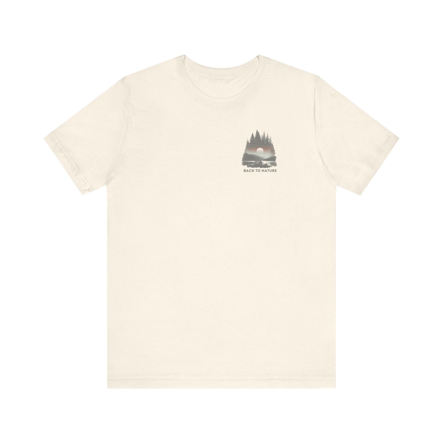 Back To Nature: Cabin on the Lake Tee Embrace Serenity! Great Gift for Nature Lovers, Gift Idea, Husband Gift, Wife Gift Mom Gift, Dad Gift